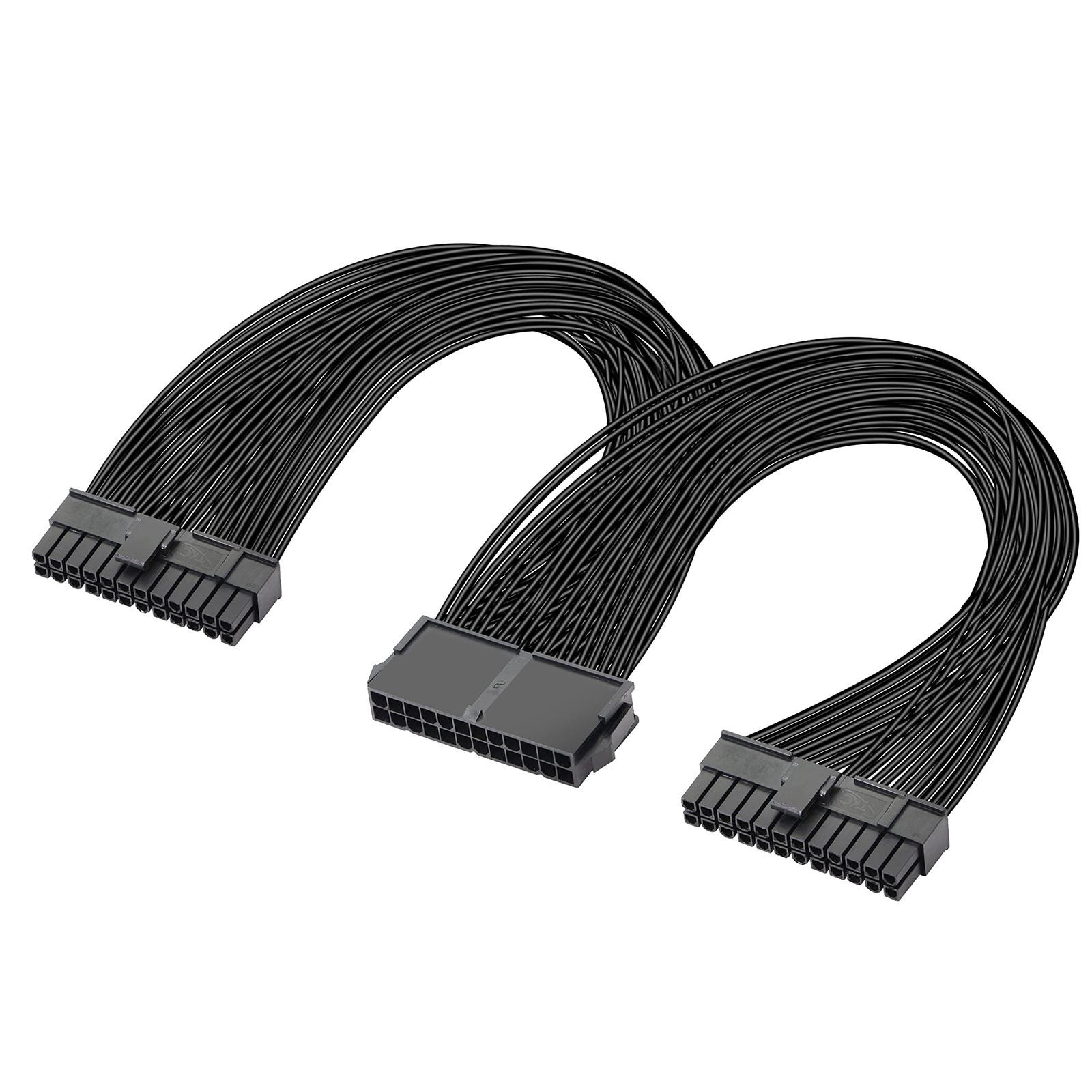 Psu Power Supply 24pin Atx Motherboard Splitter Cable24pin20+4 For Dual Atx Mo