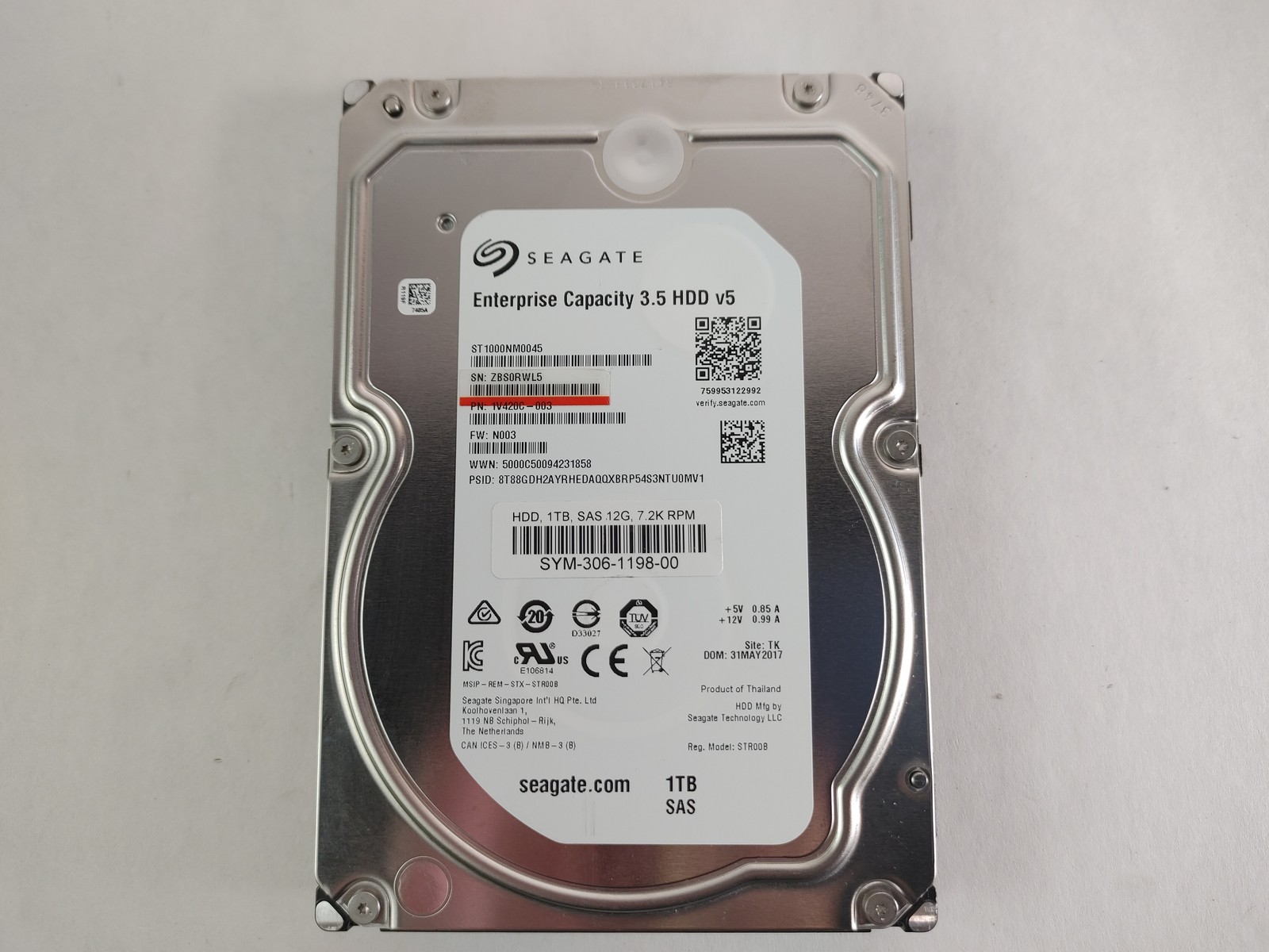 Seagate ST1000NM0045 1 TB 3.5″ SAS 3 Hard Drive Enterprise Hard Drive