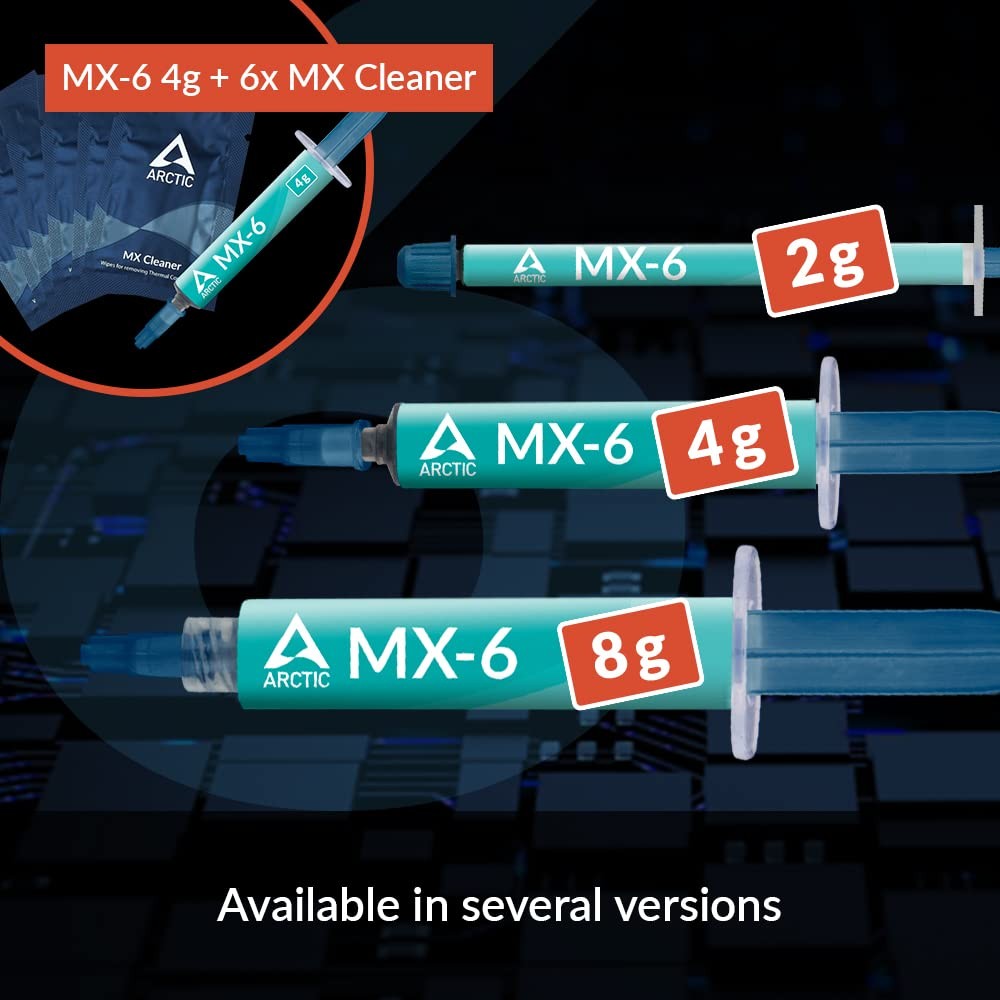 ARCTIC MX-6 (4 g, incl. 6 MX Cleaner) – Ultimate 4 inkl. 6 Cleaner