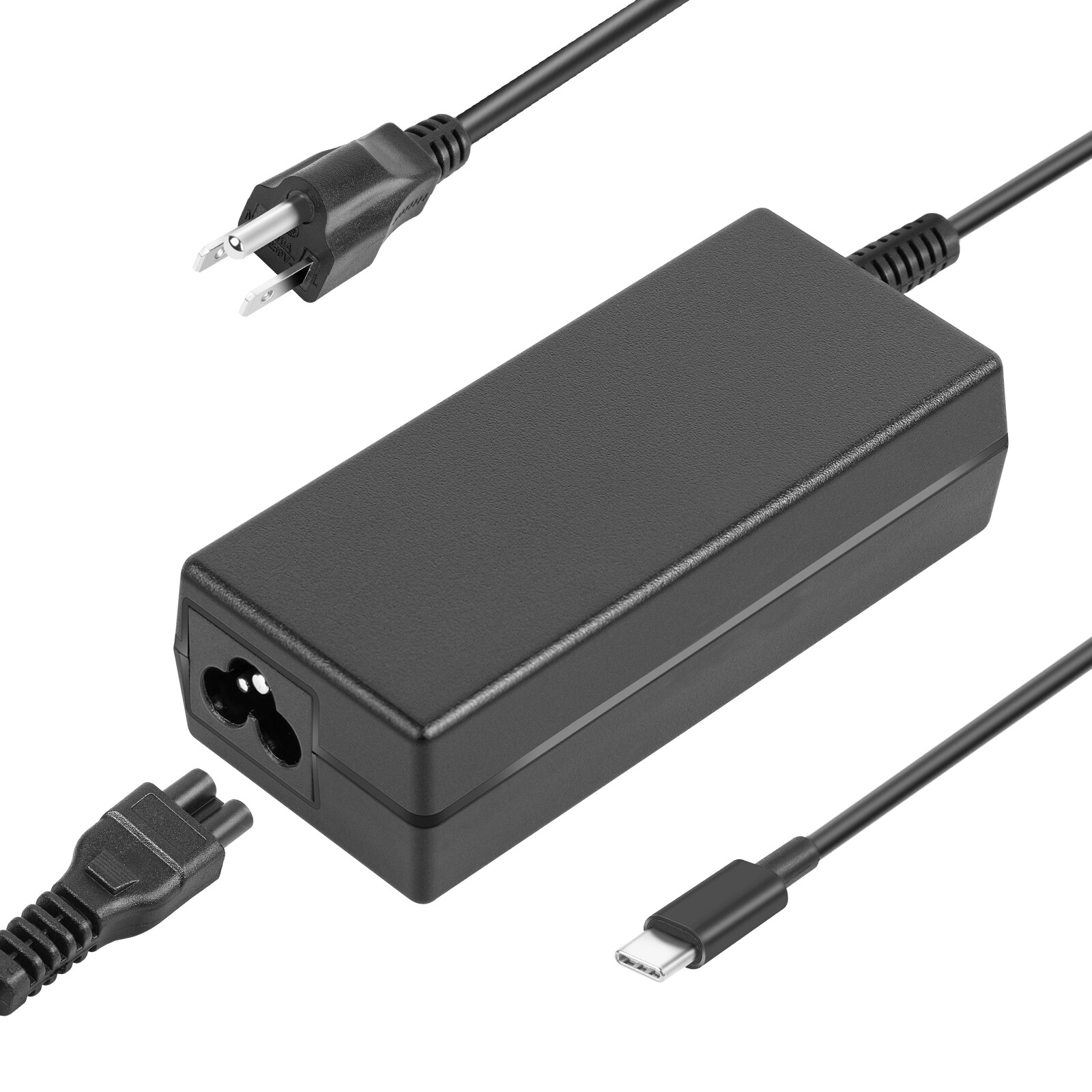 PD 45W/65W/90W Universal USB-C Type-C Adapter Laptop Charger Power Supply Cord