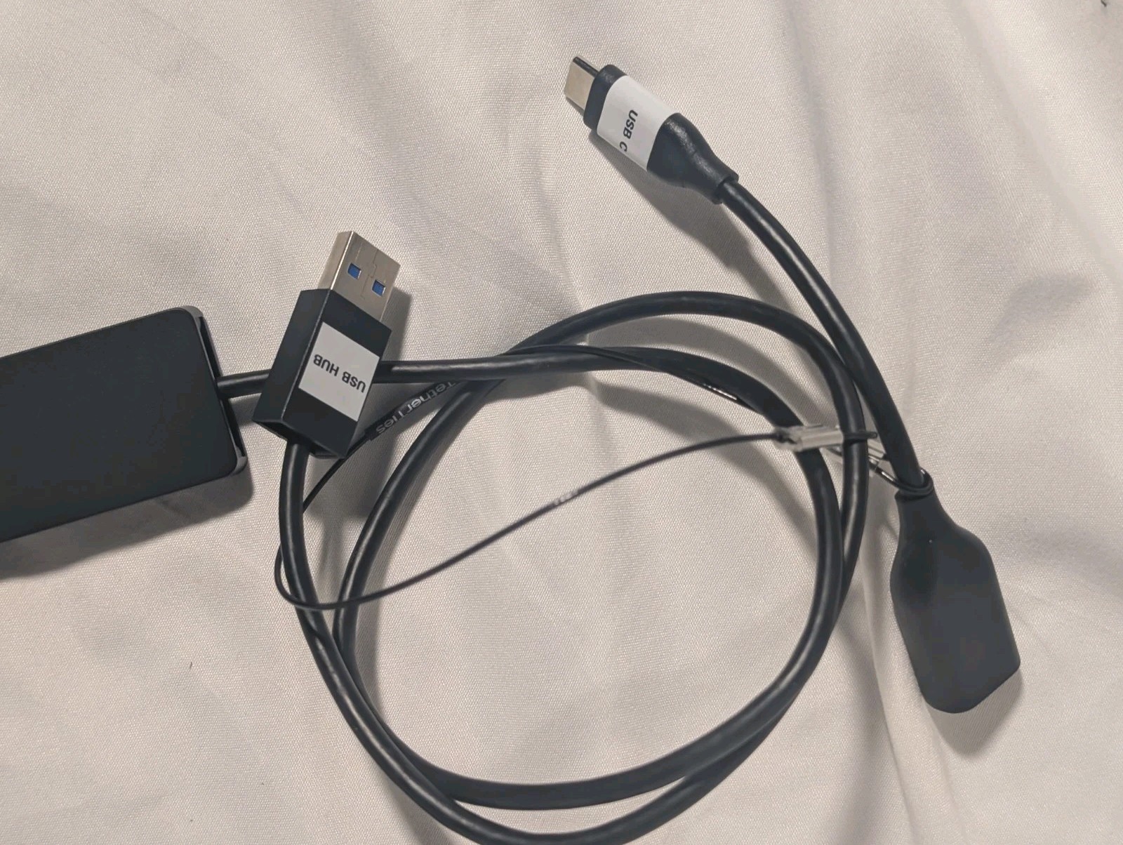 Lot Of 2x Anker A7516 4-in-1 USB 3.0 Hub to 4 USB3.0 Ports + USB To Type C