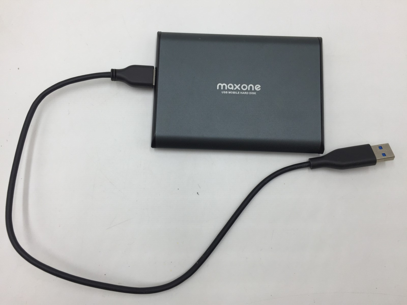 MAXONE USB Hard Disk External Drive Slimseries,500gb W/ Cable,Works