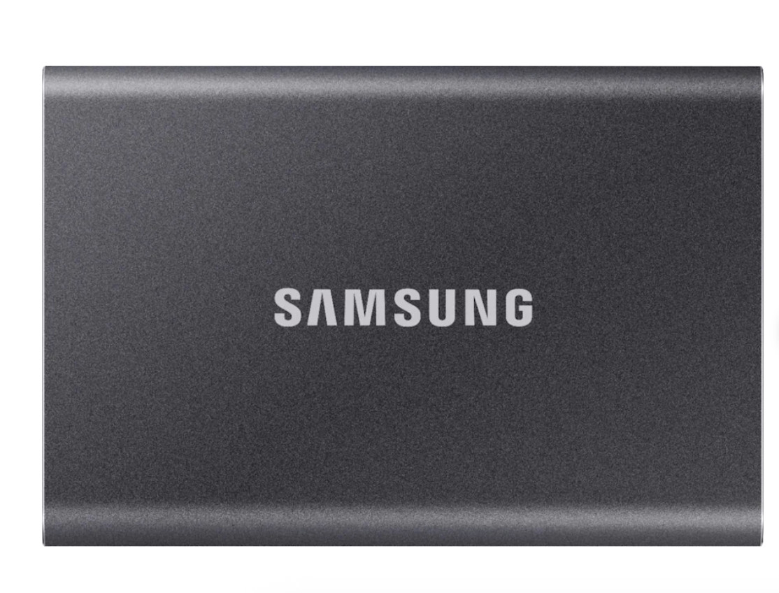 SAMSUNG T7 Portable SSD, 2TB External Solid State Drive, MU-PC2T0T/AM GRAY