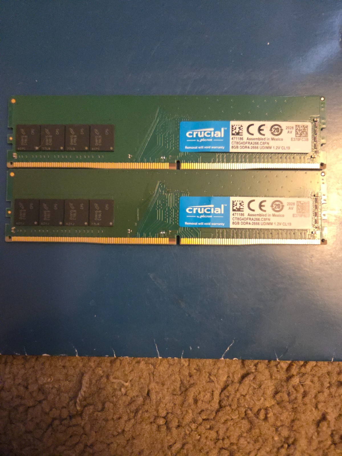 Crucial CT8G4DFRA32A.C8FN 16GB DDR4-3200 PC4 UDIMM Desktop Memory RAM (2x8GB)