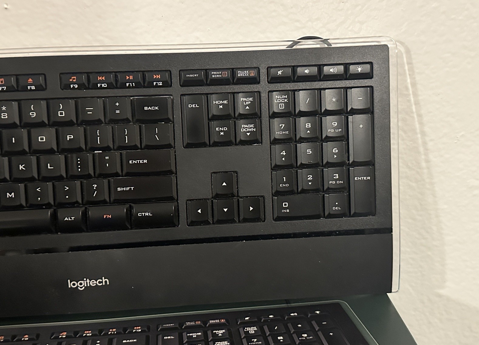 Logitech K740 Illuminated Wired Keyboard 920-000914 Mild Usage With Box