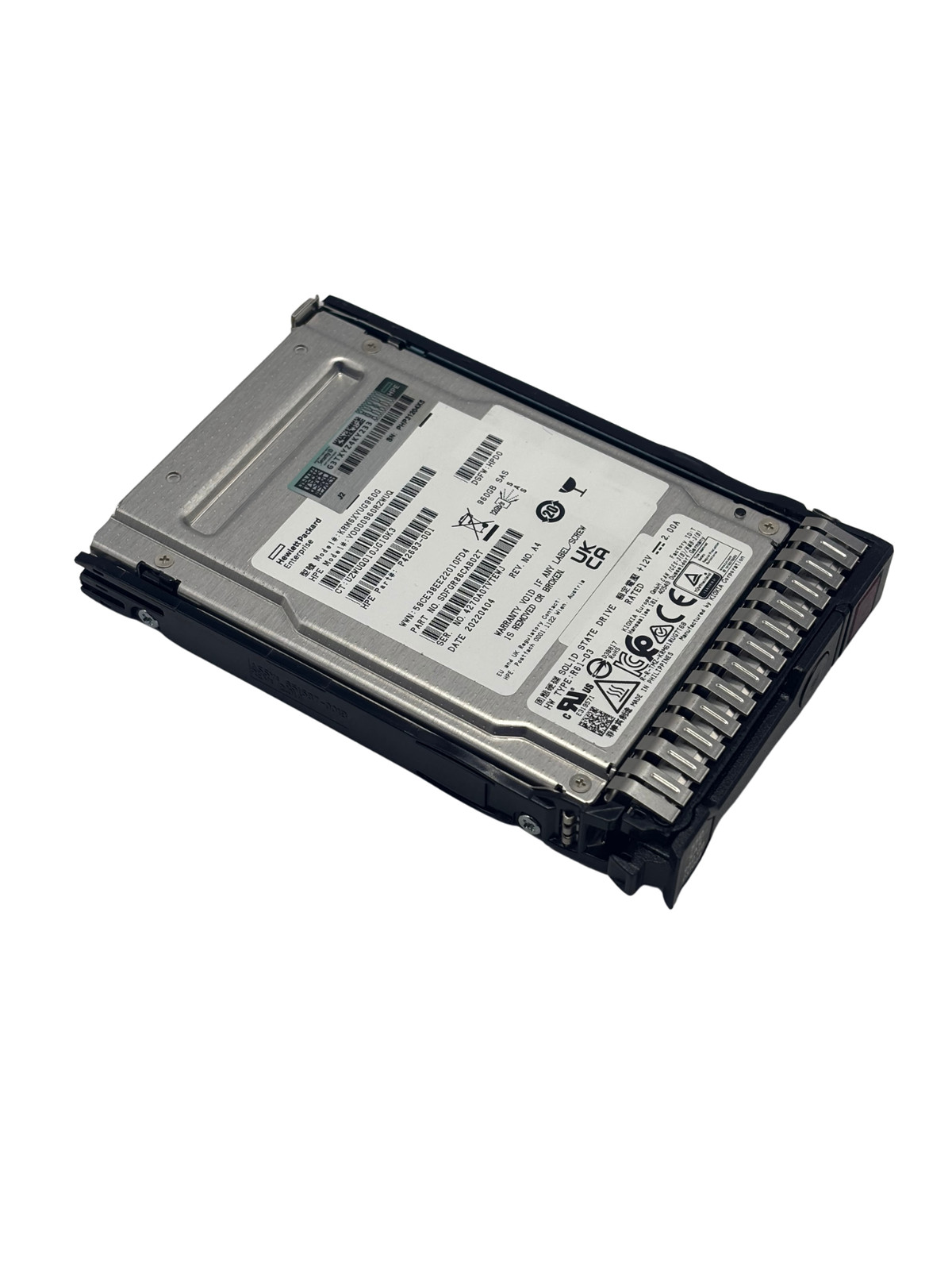 HP P37068-001 960GB SAS 12G 2.5 MU SSD P37005-B21 99% or higher”