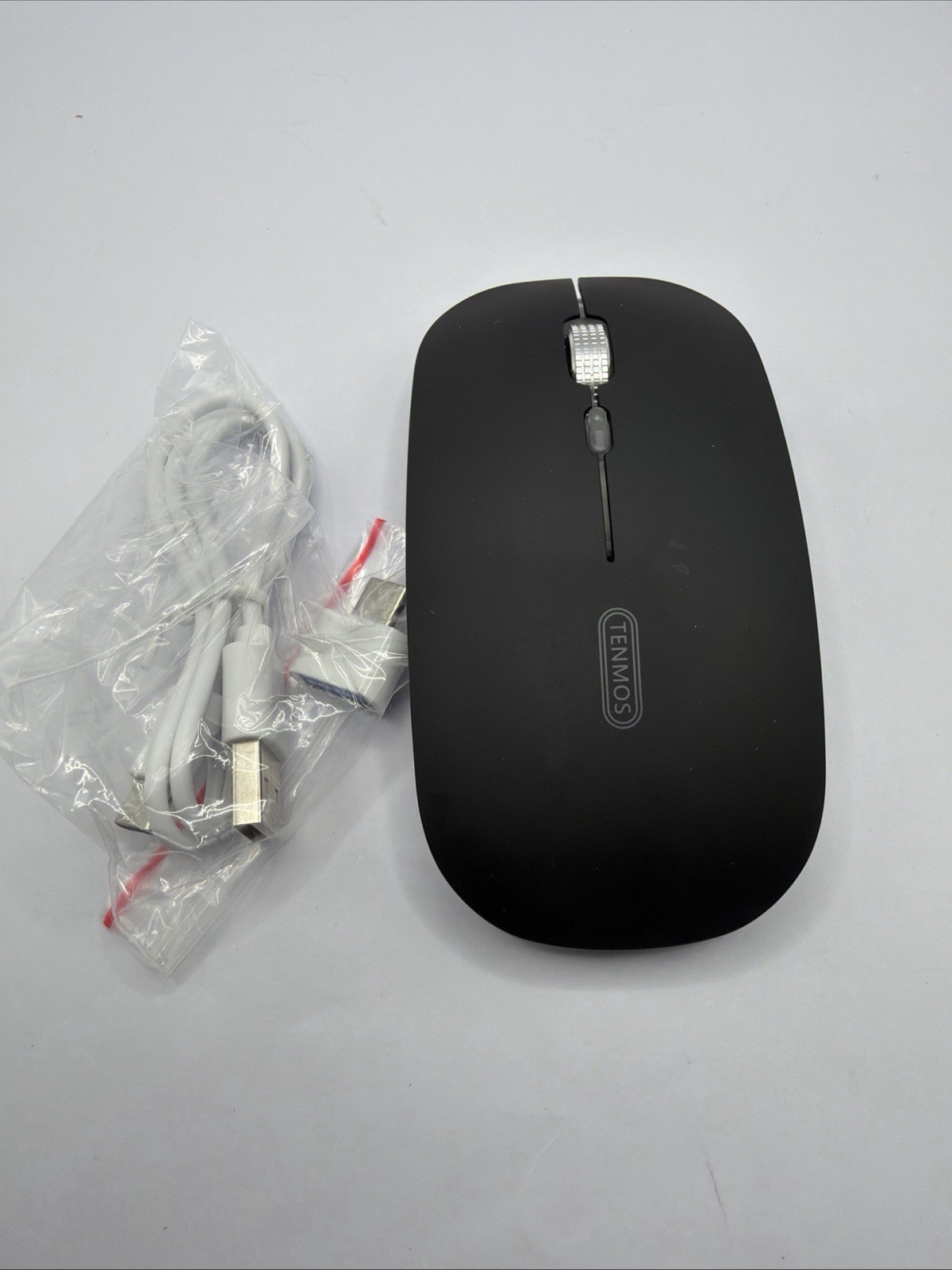 TENMOS Wireless Mouse Auto Sleep Ergonomic Silent Click Optical Tracking
