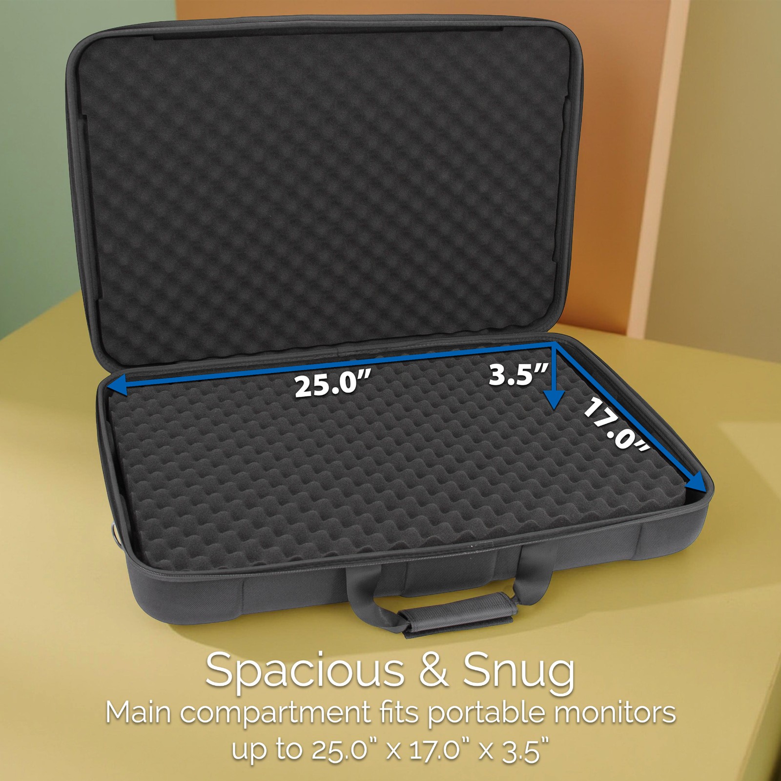 Casematix Travel Case for LG StanbyME 2 Portable Touchscreen Monitor
