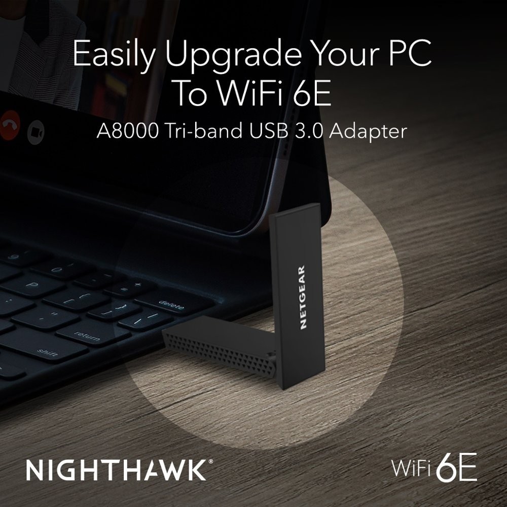 FASTER PC Wifi Speeds ! A8000 WiFi 6/6E AXE3000 Adapter for Wifi 7 Router 6Ghz