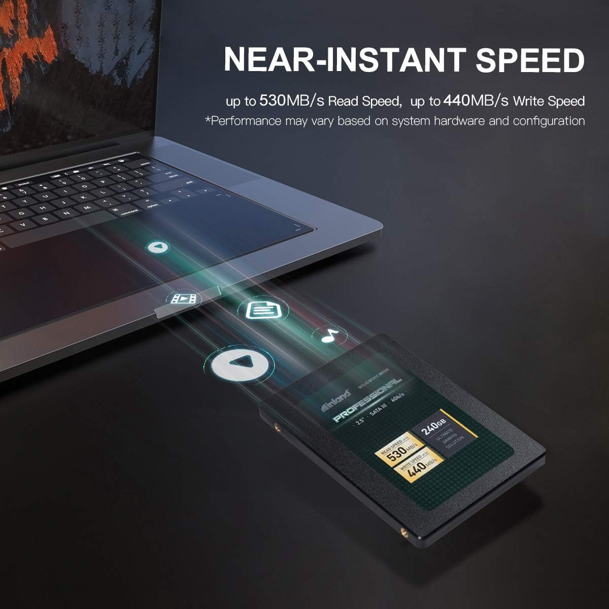 Professional 240GB SSD 3D NAND SATA III 6Gb/S 2.5″ 7Mm Internal Solid State Driv
