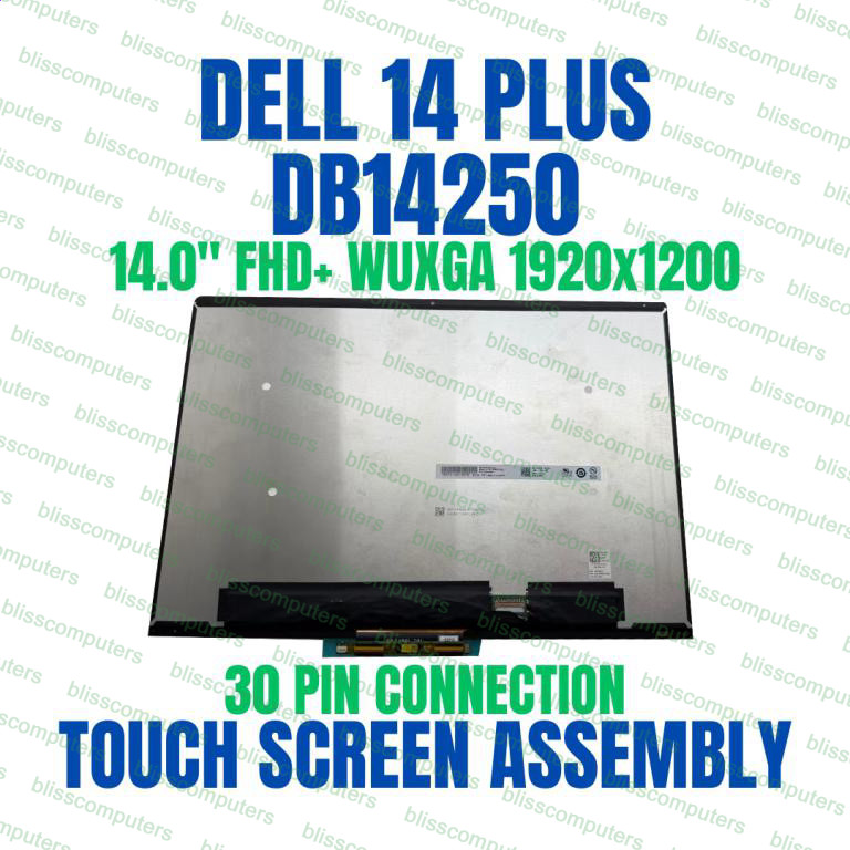 Dell 14 Plus DB14250 14.0″ 1920×1200 Touch Screen Assembly