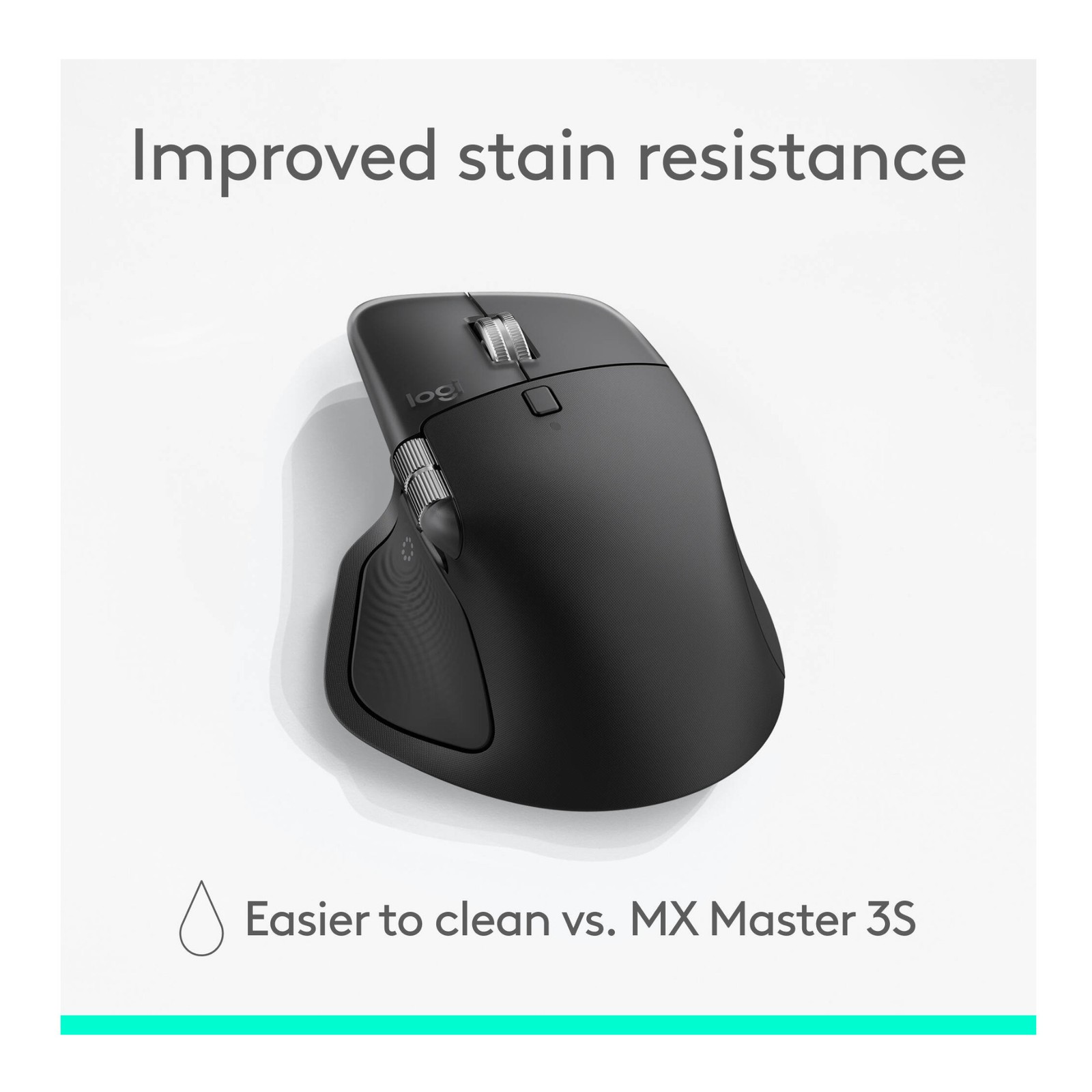 Logitech MX Master 4 Wireless Mouse – 8000 DPI Sensor, Multi-Device (Black)