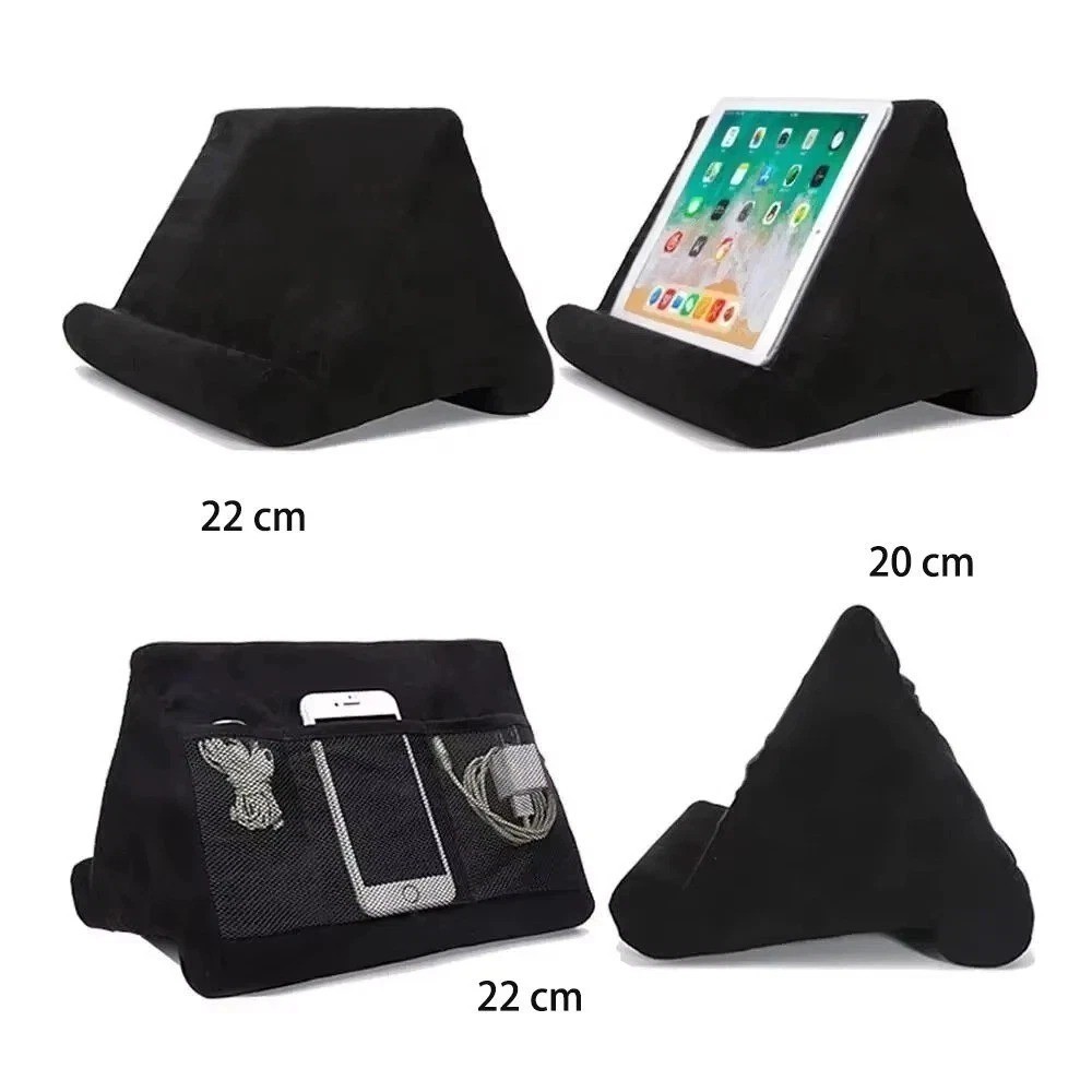 Multi-Angle Pillow for iPad Phone Tablet Read Holder Stand Foam Lap Rest Cushion