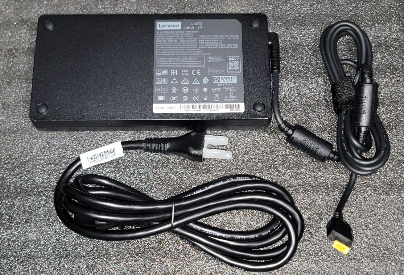 ORIGINAL OEM LENOVO® ADL300SCC3A SLIM 20V 15A 300W AC ADAPTER/CHARGER