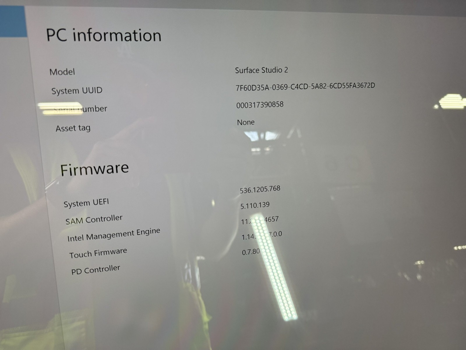 Microsoft Surface Studio 2 i7-7820HQ 2.9GHz 16GB DDR4 1TB M.2 Touch W11 Pro AIO