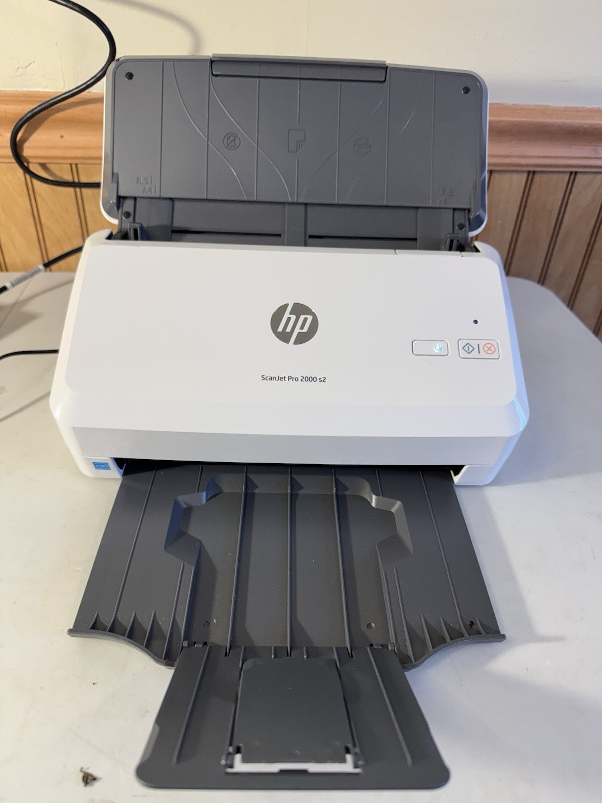 HP ScanJet Pro 2000 S2 Sheetfed Desktop Duplex Document Scanner w/AC Adapter