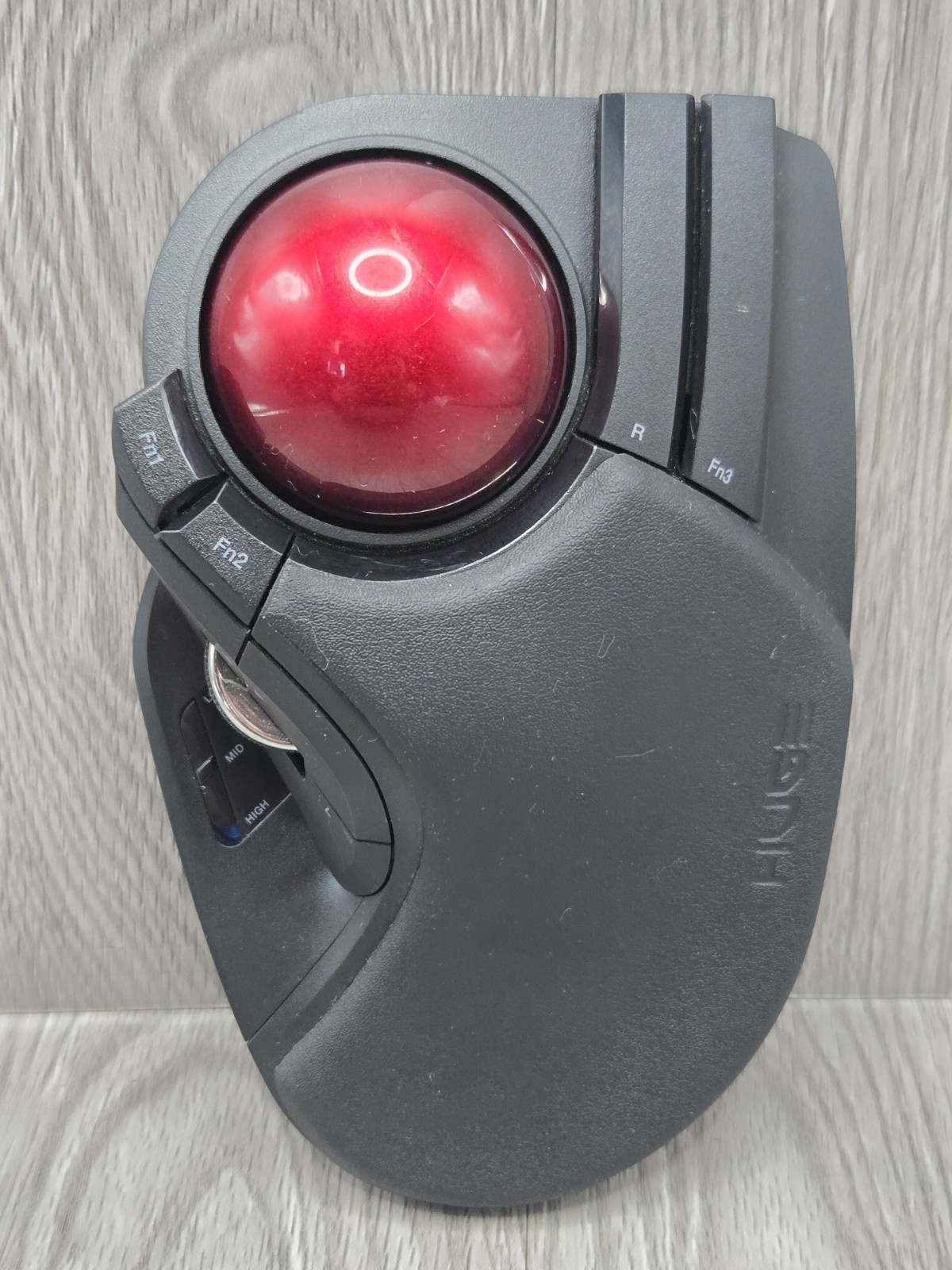 Elecom Huge Trackball Mouse M-HT1DR Wireless Black Red Ergonomic NO Dongle