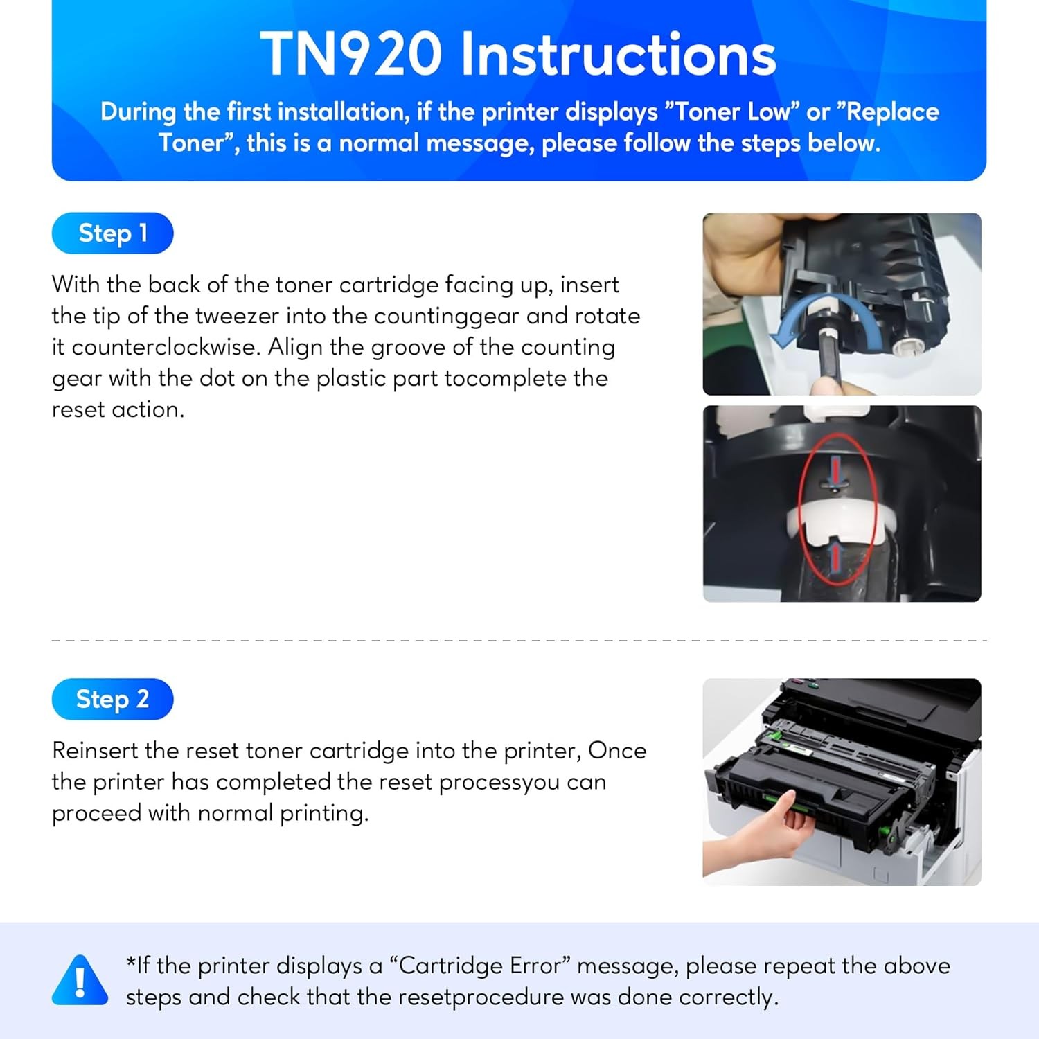4PK TN920XL Toner +1* DR920 Drum Compatible for Brother HL-L5210DW L6210DW