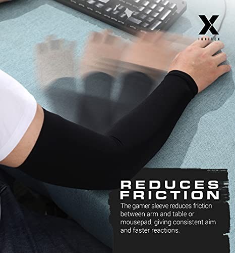 Gaming Sleeve for PC Gamers – Gaming Arm Sleeve for E-Sports, Mobile & Black