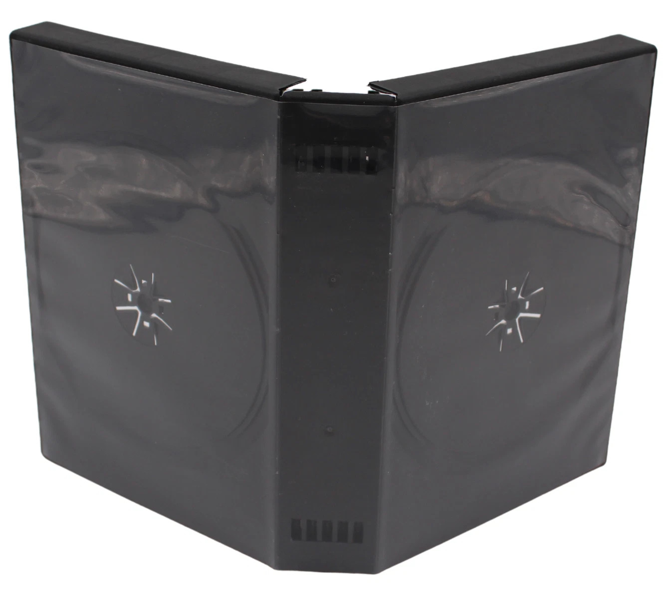 20 x Maxtek Black 12 Disc DVD Cases with 5 Flip Trays and Outer Clear Sleeve