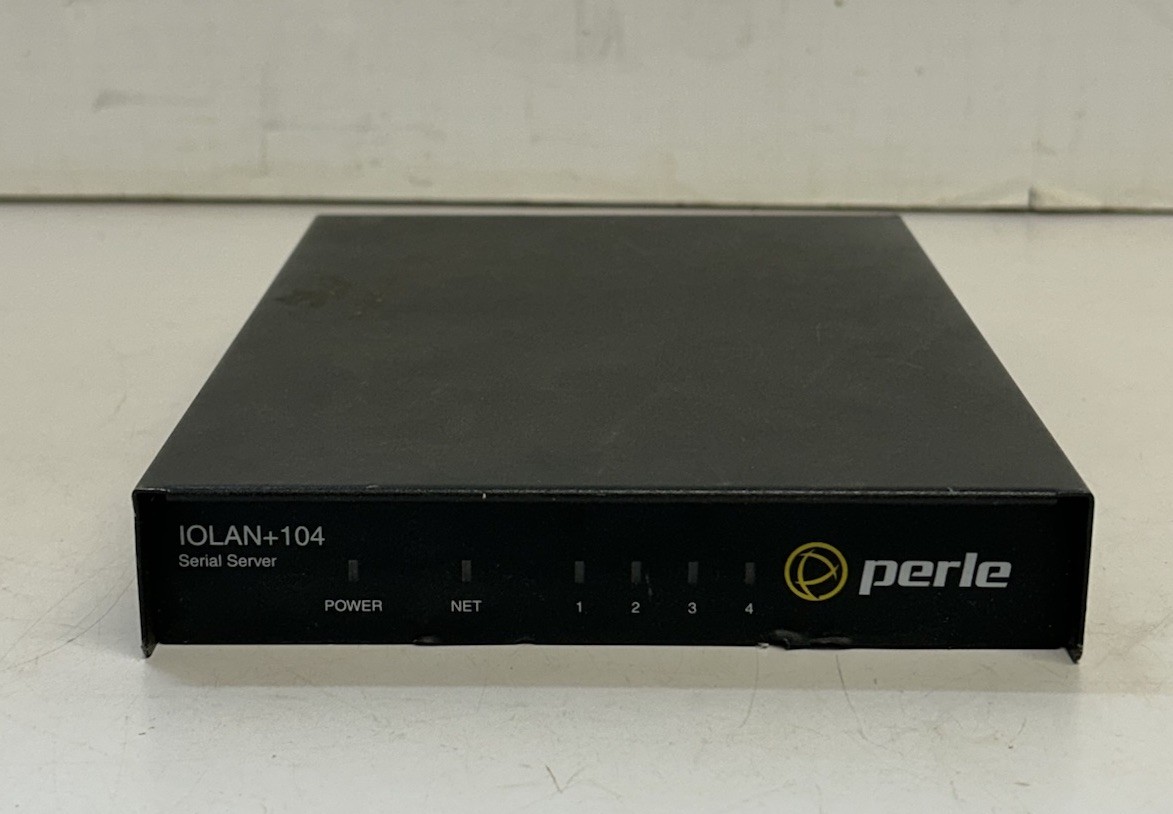 PERLE IOLAN+104 Serial Server Box 910/100 Confirms to ANSI/UL 60950 Not Tested