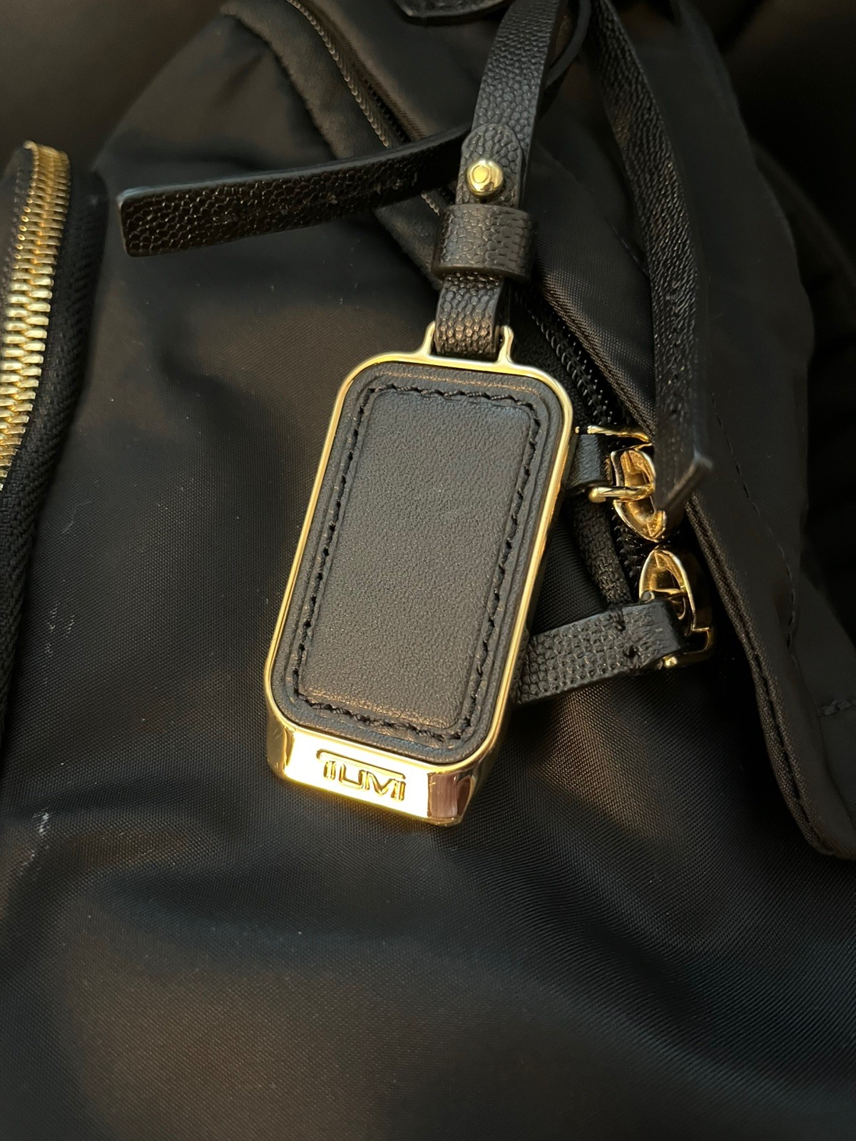 TUMI – Voyageur Halsey Backpack – Travel One Size, Black & Gold Hardware