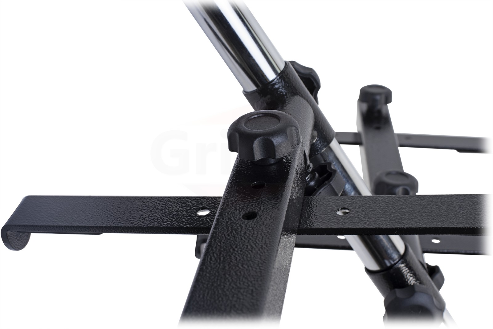 Double DJ Laptop Stand – 2 Tier PA Equipment PC Table Monitor CD Player Speakers