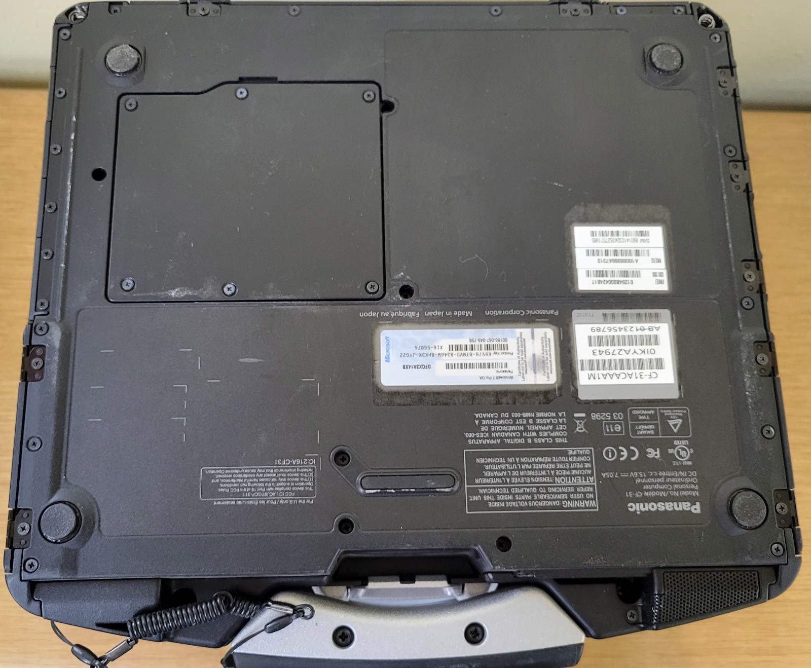 (Lot of 4)Panasonic Toughbook CF-31 i5-5th Gen 2.3/2.40GHz 4/8GB Touch No OS/SSD