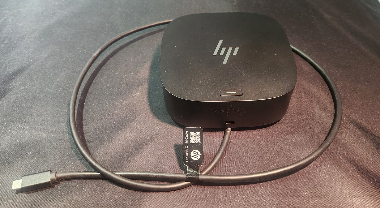 HP USB-C G5 Essential Dock L75125 with 120W Adapter, HDMI & Ethernet Cables