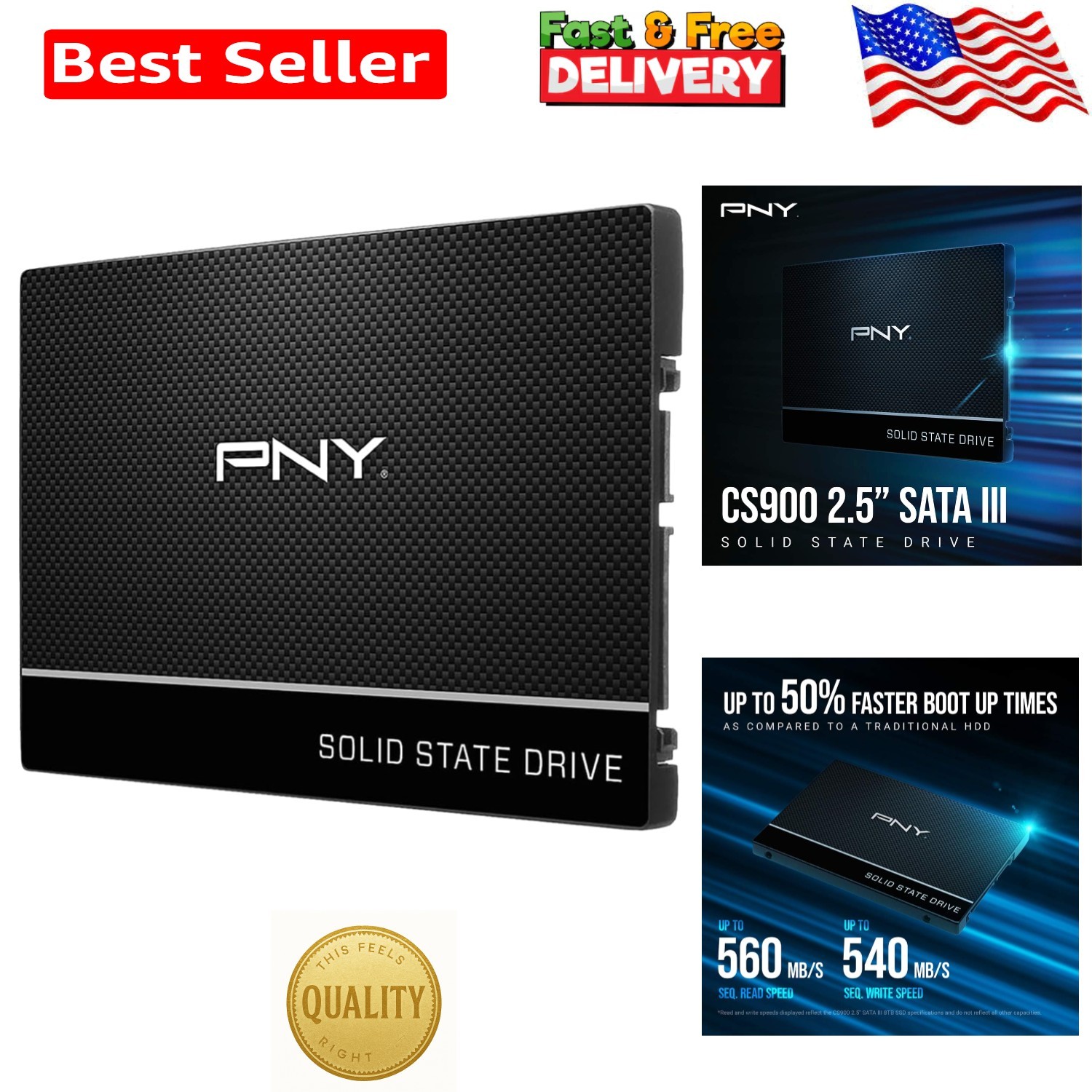 Upgrade Your Laptop with CS900 1TB SSD – Exceptional 535MB/s Performance