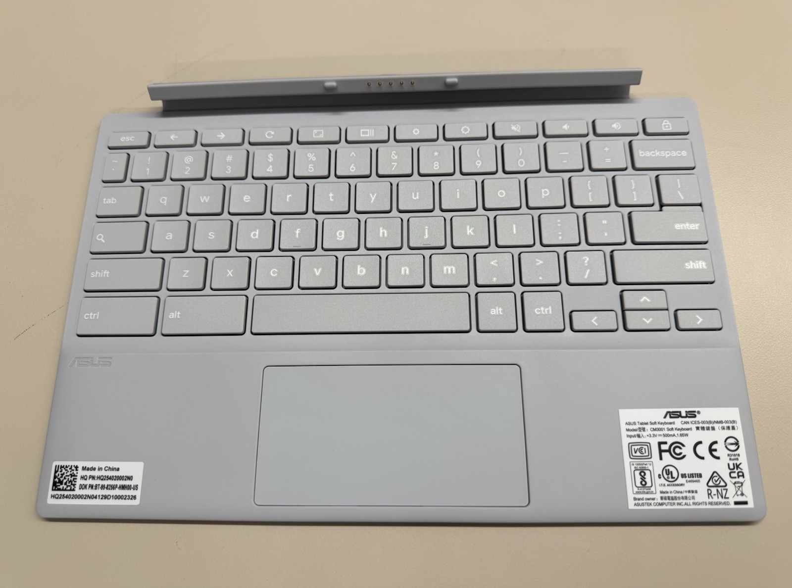 ASUS 10.5” Chromebook Soft Keyboard (CM3001)