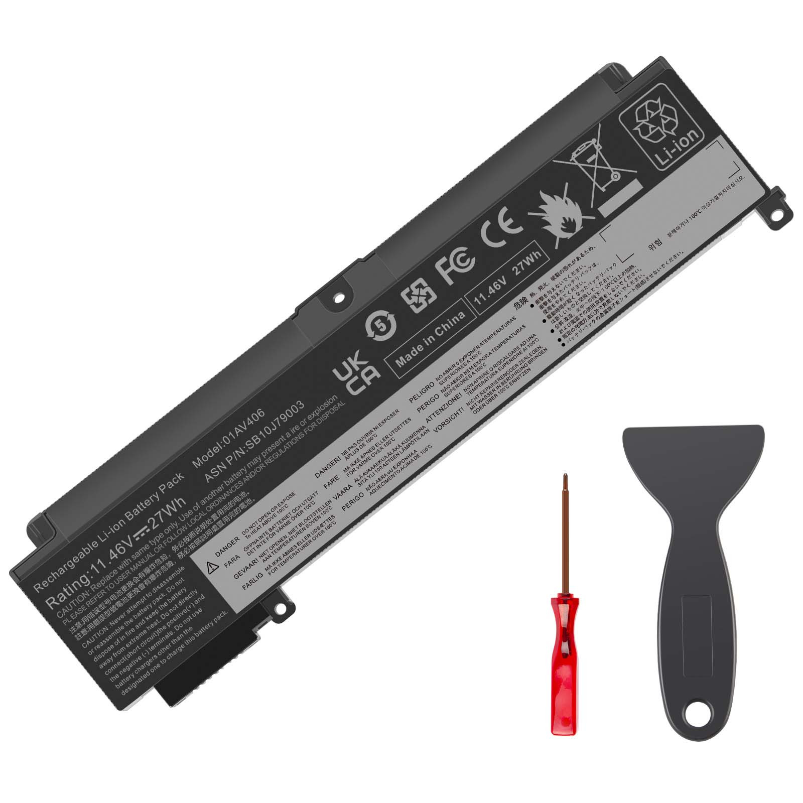 01AV406 Battery For Lenovo ThinkPad T460s T470s 00HW024 00HW025 01AV405 /Charger