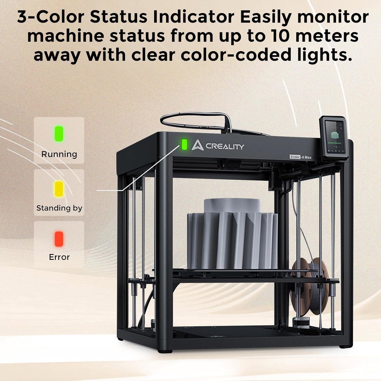 Open box Creality Ender-5 Max 3D Printer 700mm/s Auto Leveling 400x400x400mm