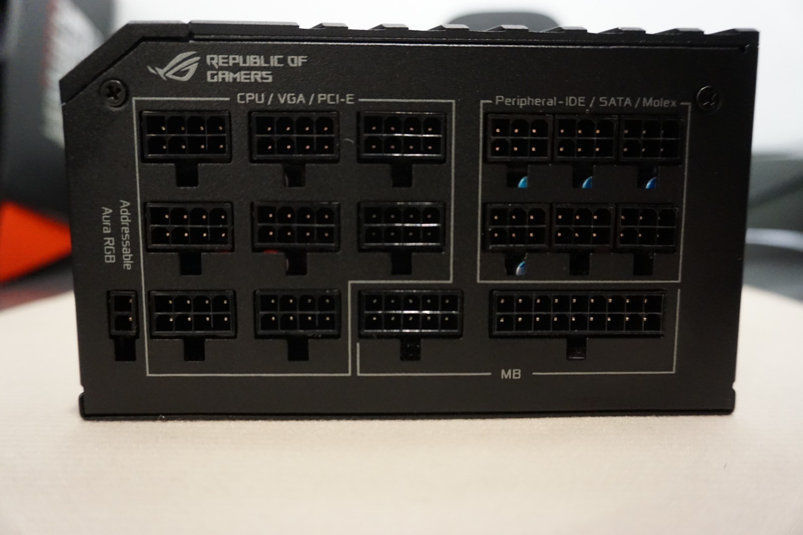 ASUS ROG Thor 1200W Platinum ATX Modular Power Supply RGB 80 PLUS