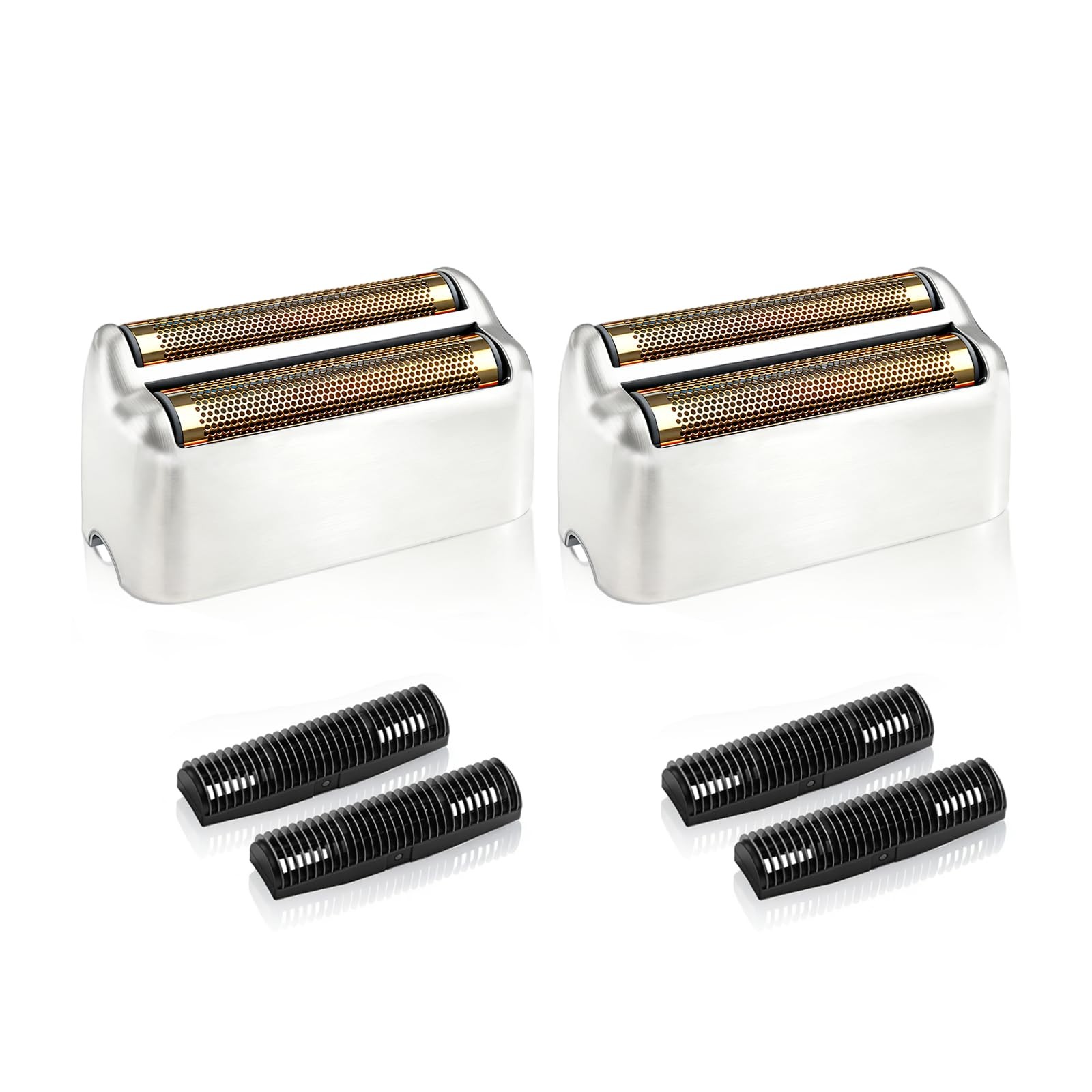 2 Pack Shaver Replacement Foil and Cutters 2 Count (Pack of 1), Silver