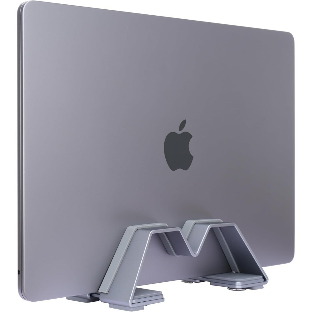Adjustable Vertical Laptop Stand – Aluminum, Universal Fit for All Laptops