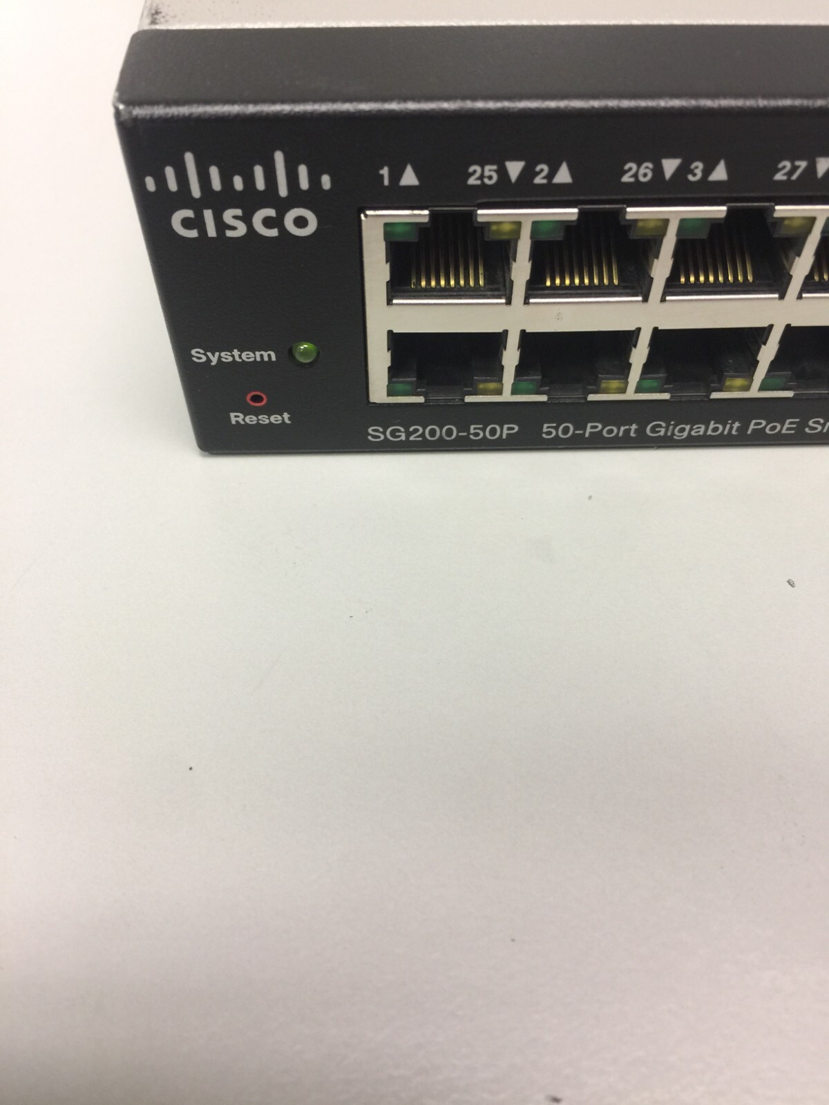 Cisco SG200-50P SLM2048PT-V04 50-Port Gigabit PoE Smart Switch
