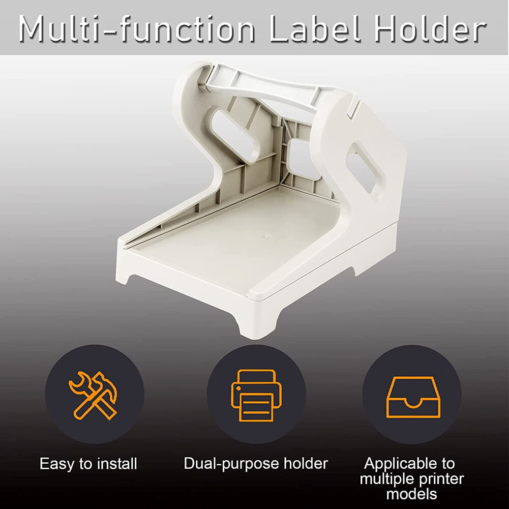 Thermal Shipping Label Holder for 4×6 Rolls Fanfold Label Desktop Label Printer