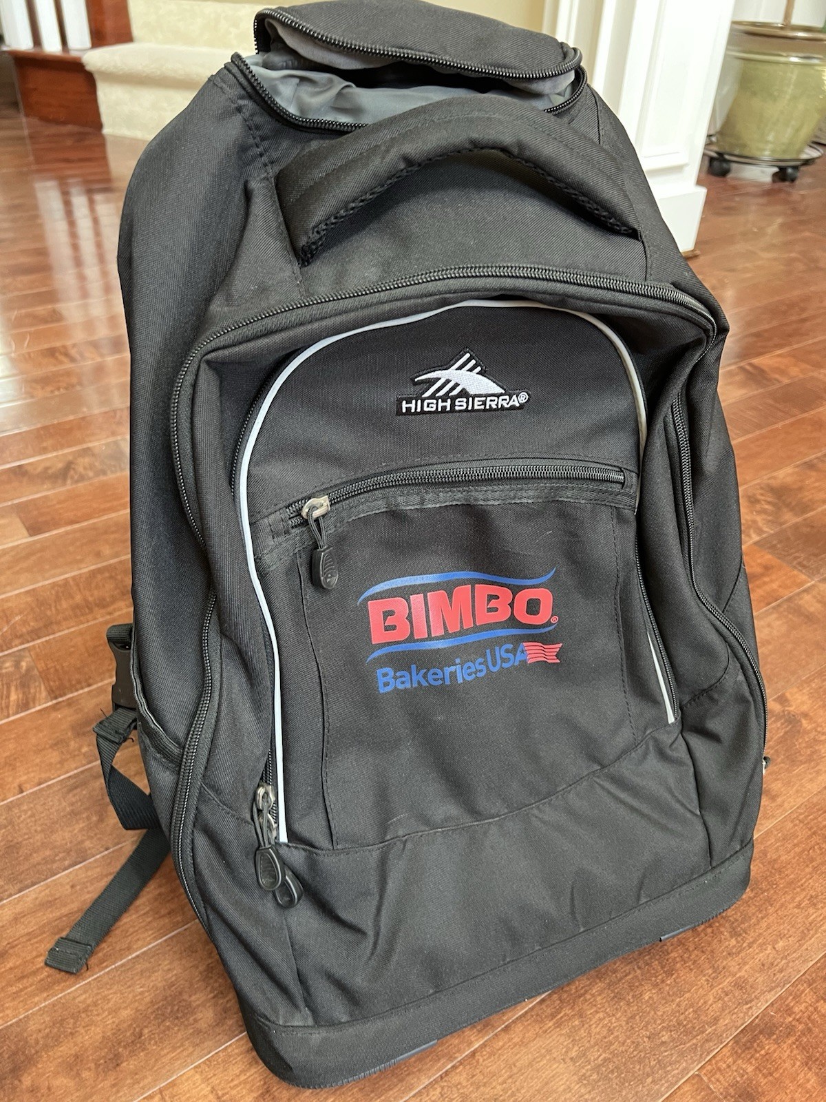 High Sierra Rolling Backpack with Laptop Sleeve, One Size