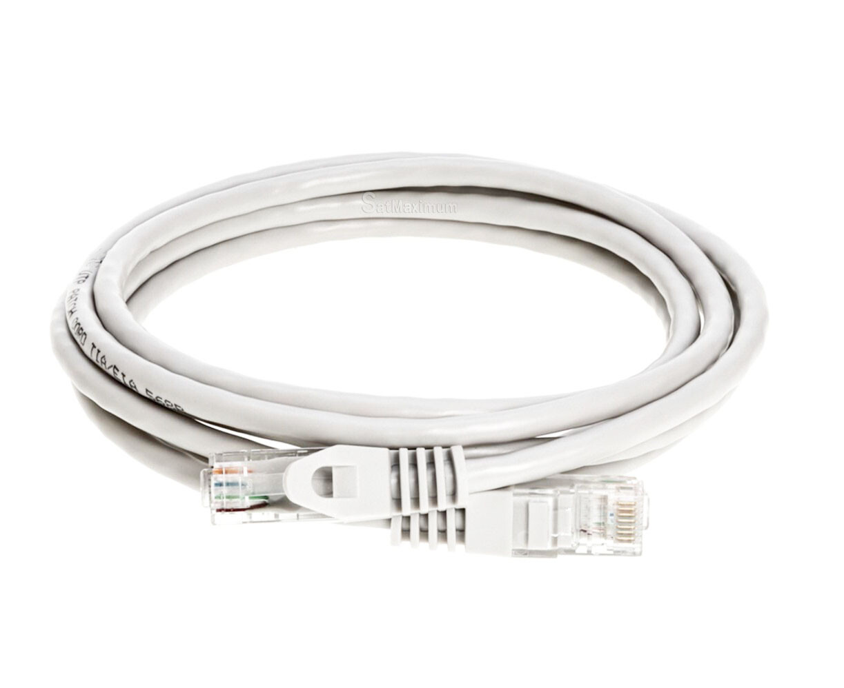 CAT6e/CAT6 Ethernet LAN Network RJ-45 Patch Cable White 1.5FT-20FT Multipack LOT