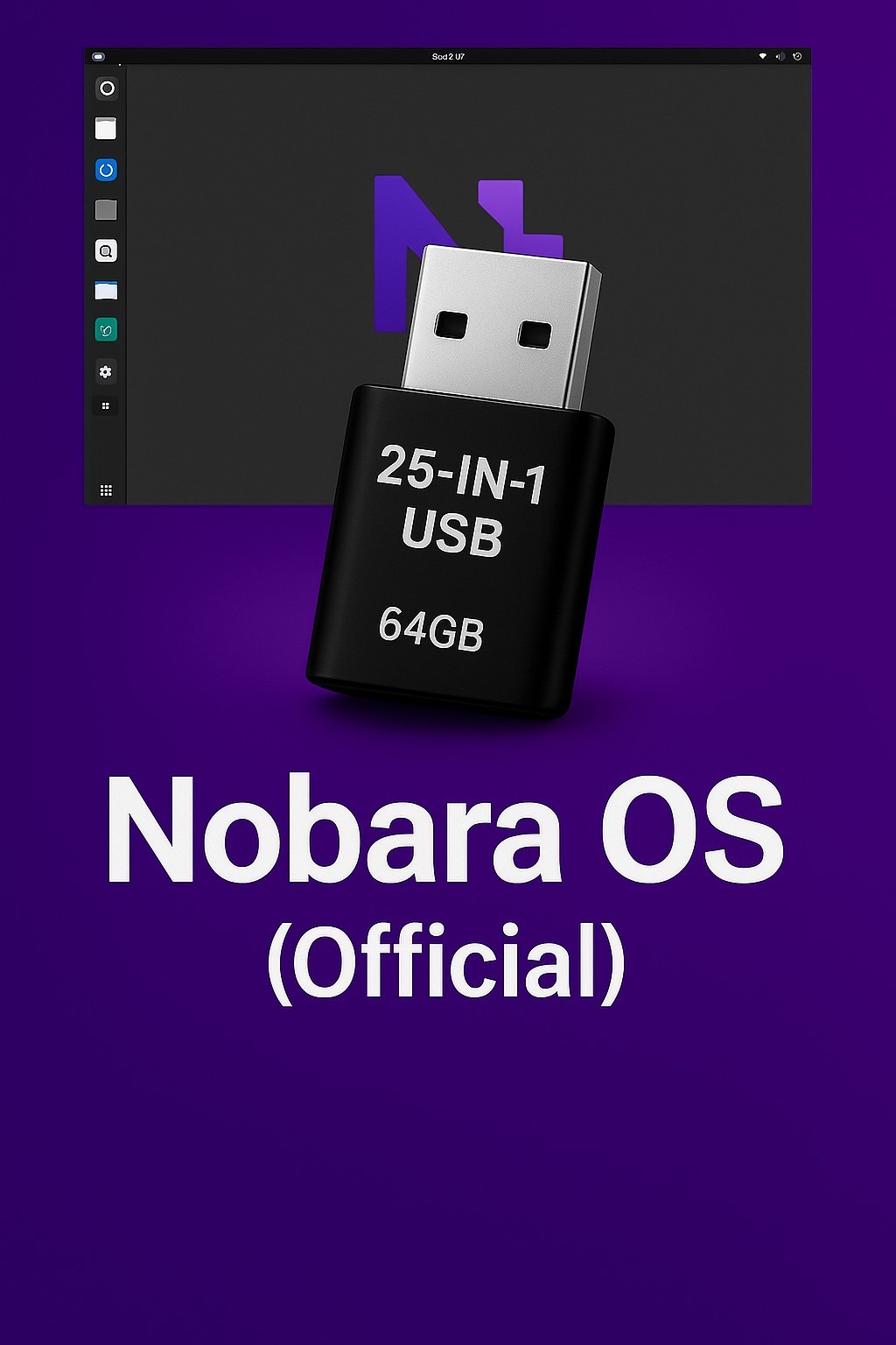 25-in-1 OS USB 128GB Bootable Linux Pack, Arch, AntiX, Fedora, Mint, Zorin, Kali