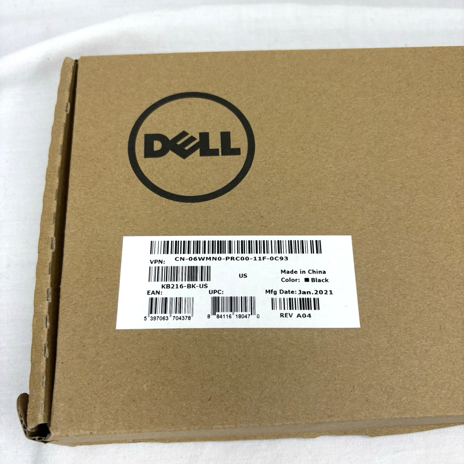 Dell MS116 Wired Mouse KB216 Keyboard Business Office Work Combo
