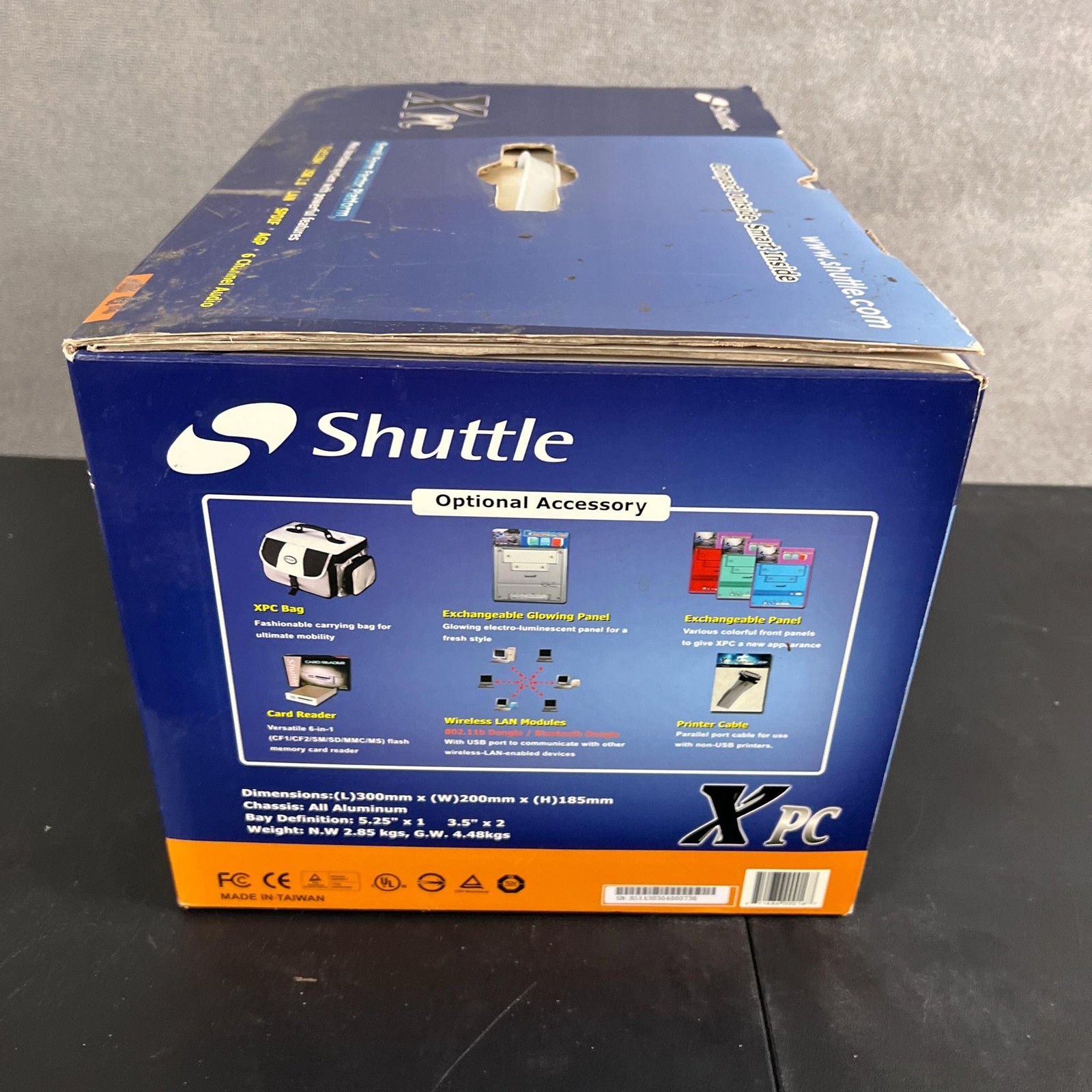 Shuttle XPC SB51G SFF Desktop Barebone System Silver USB2.0 LAN VGA Retro PC