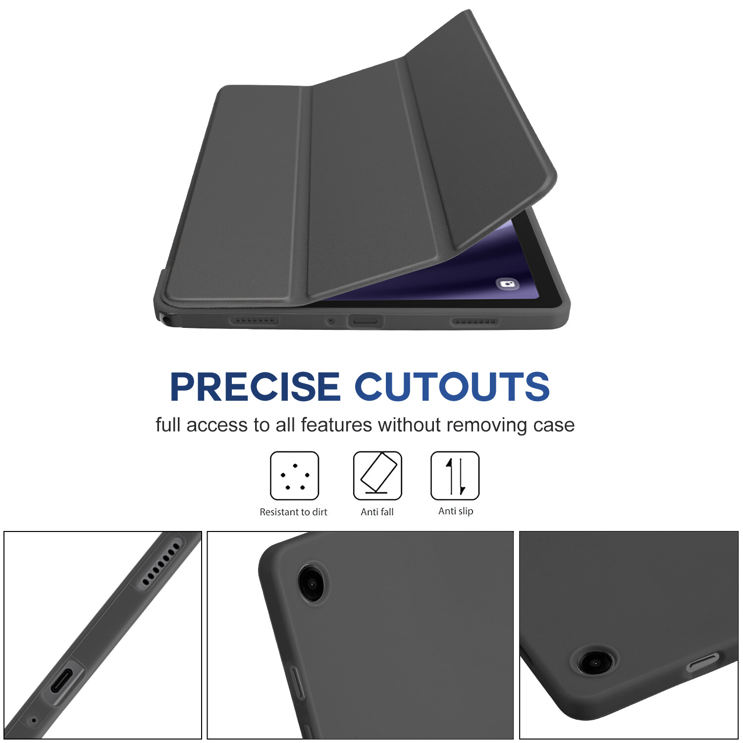 Case For Samsung Galaxy Tab A11+ 2025 11″ Cover/ Tempered Glass Screen Protector