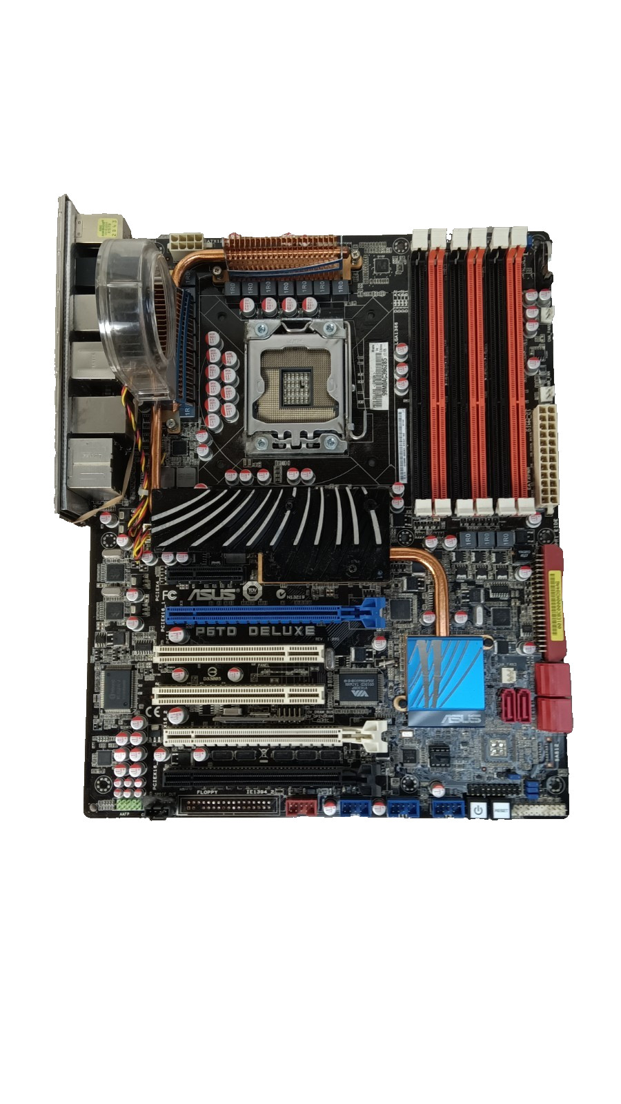 ASUS P6TD DELUXE Socket LGA1366 Intel Motherboard with I/O Shield | Tested
