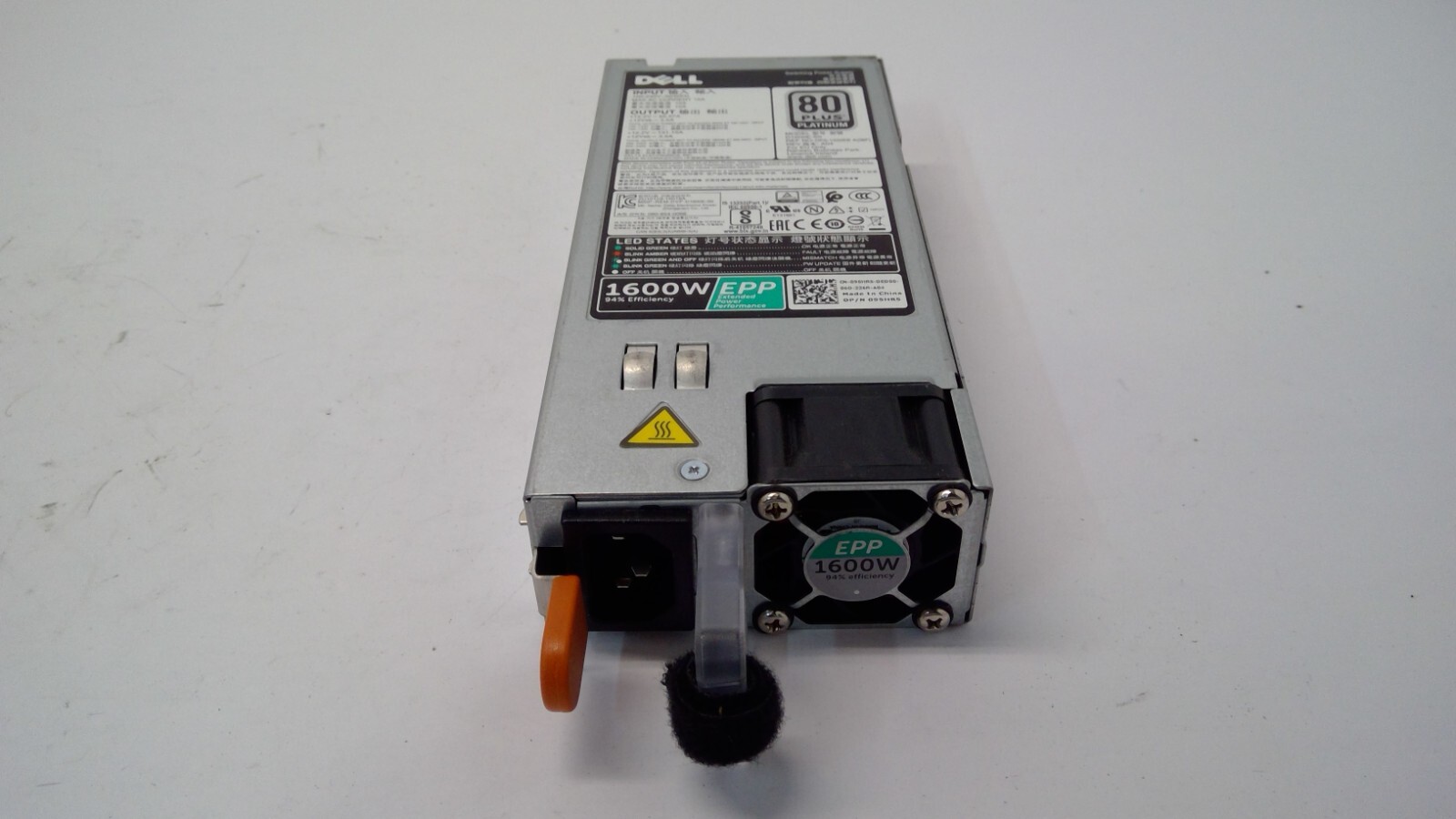 Dell Precision R7920 1600W 80 Plus Platinum D1600E-S0 Power Supply 095HR5 Tested