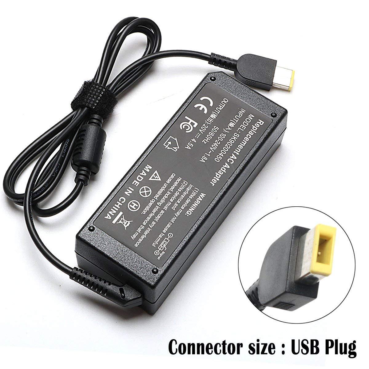 90W 20V 4.5A AC Power Adapter Charger for Lenovo Thinkpad T440P T440S T450S
