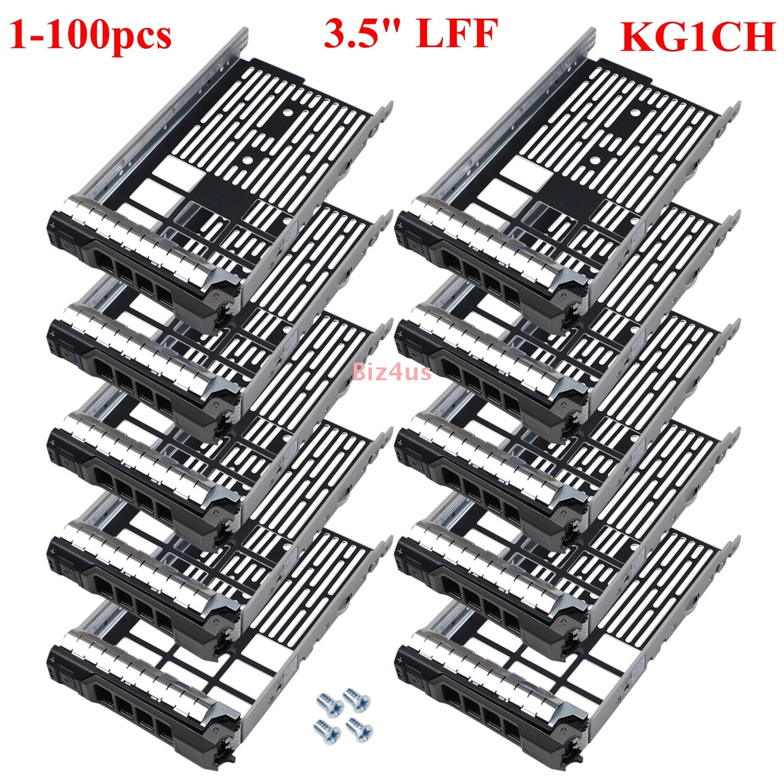 Lot 3.5″ Drive Tray Caddy For Dell R630 R710 R720xd R730 R730xd T430 T630 0KG1CH