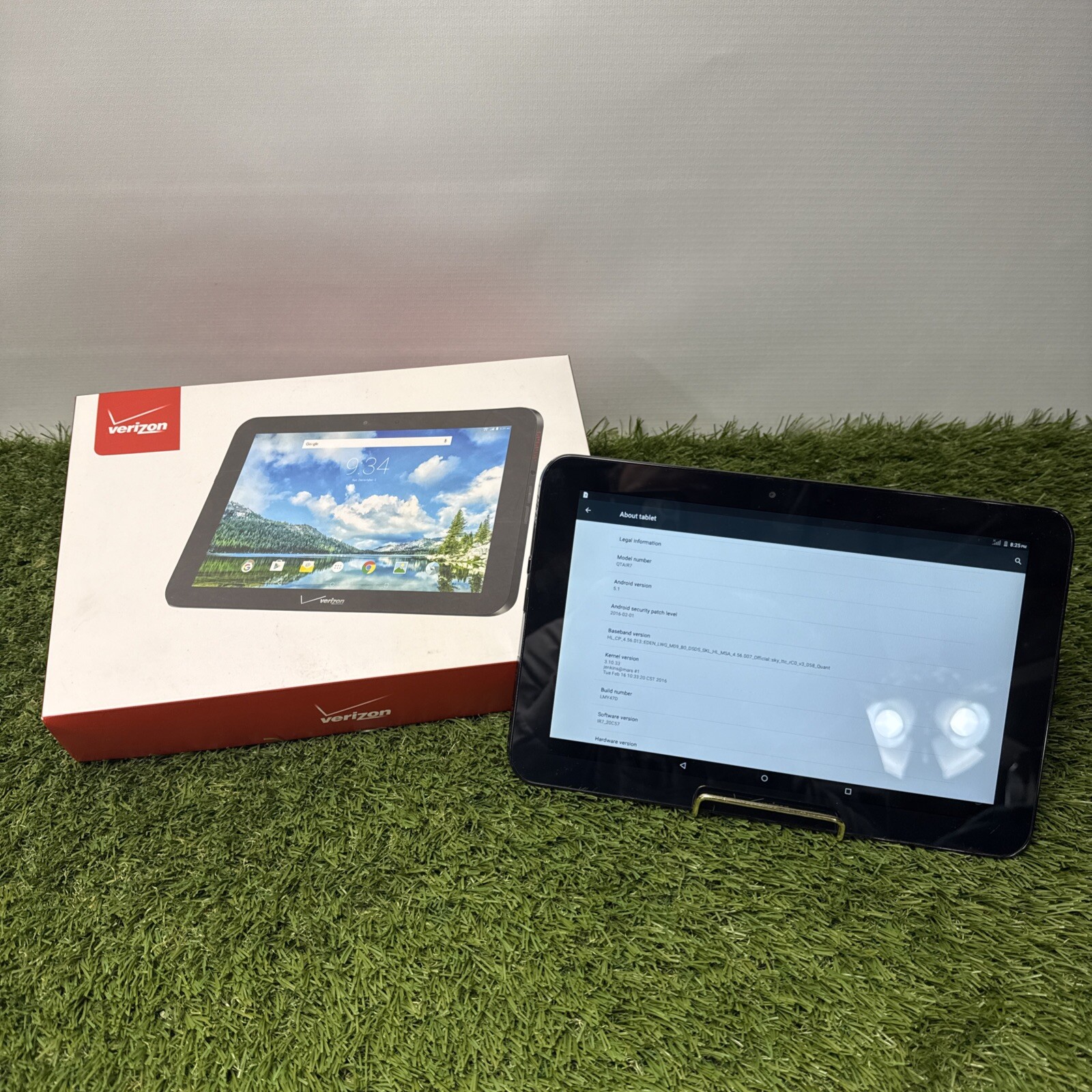Verizon Ellipsis 10 QTAIR7 16GB 10.1″ Screen Black Wi-Fi + 4G Tablet – Working