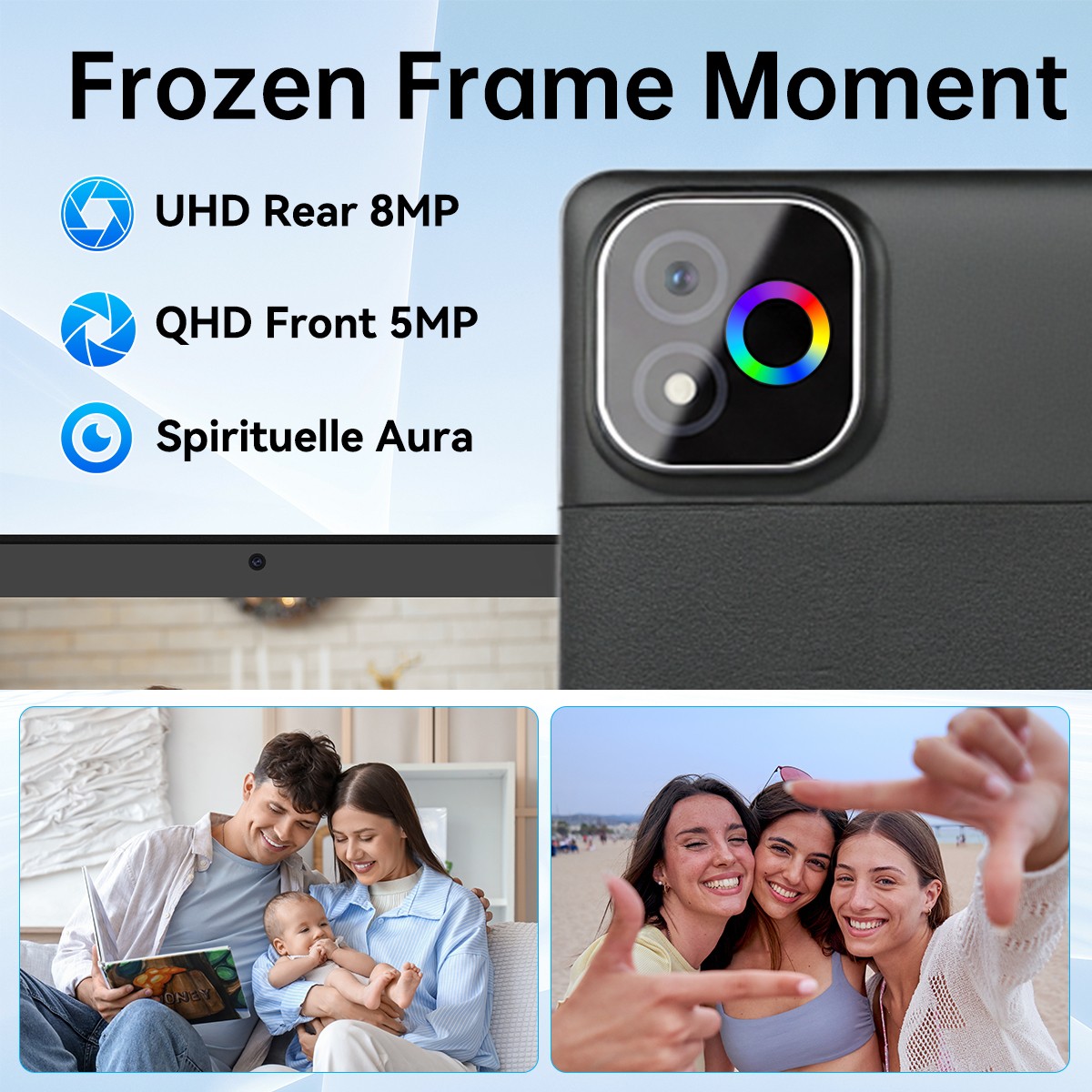 AEEZO 10.1 inch WIFI Tablet Android 16 IPS HD 34/36GB + 128/256GB Widevine L1